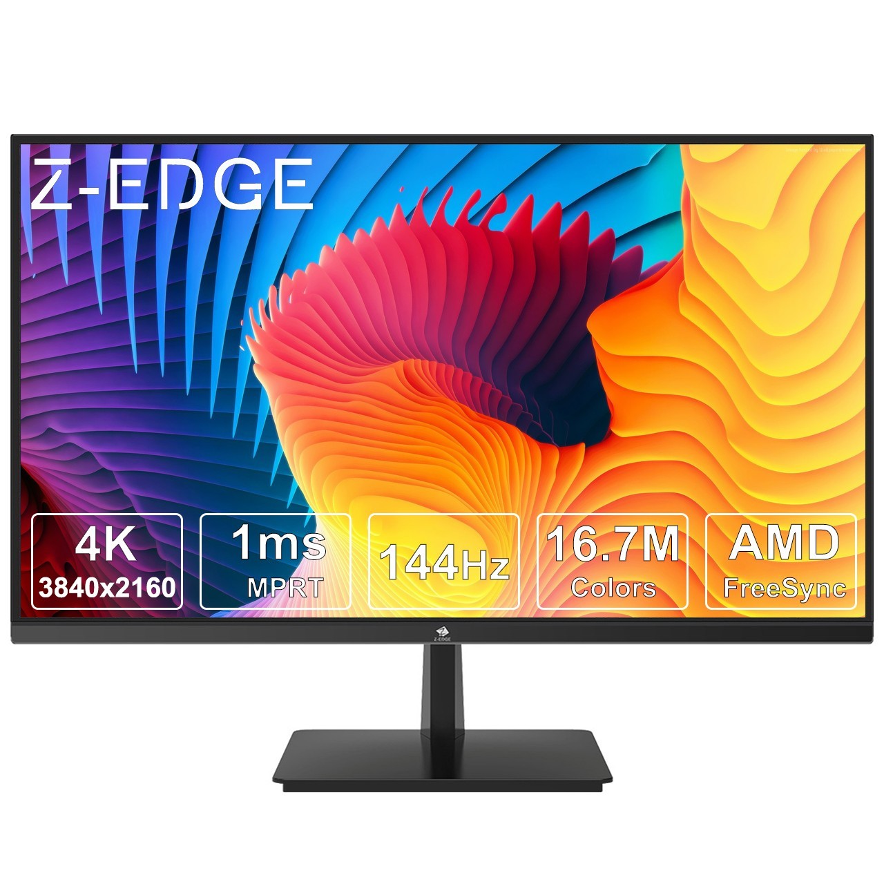 Z-EDGE U28I4K 28" 4K 3840x2160 144Hz 1ms IPS Gaming Monitor