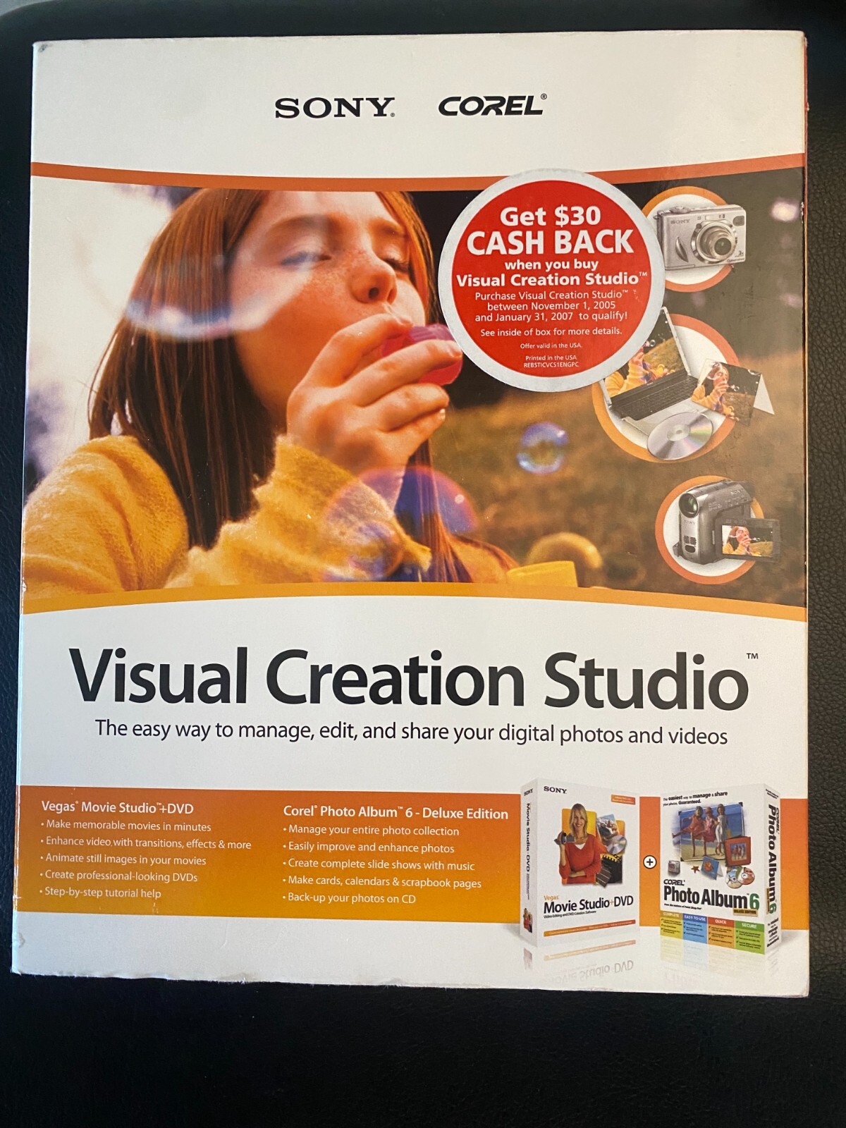 Sony Corel Visual Creation Studio SOFTWARE BRAND NEW 