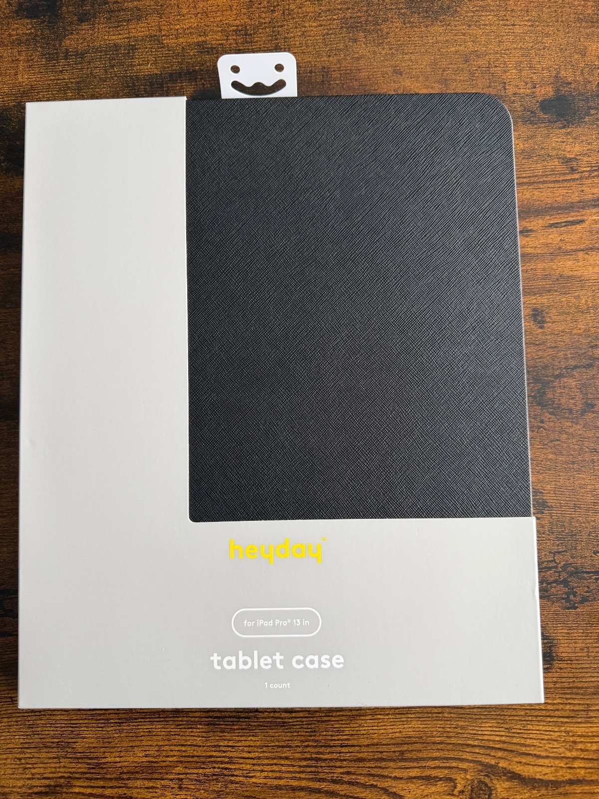 NEW heyday Tablet Case For Ipad Pro 13 In Stylus Holder Tri-Fold Stand Black