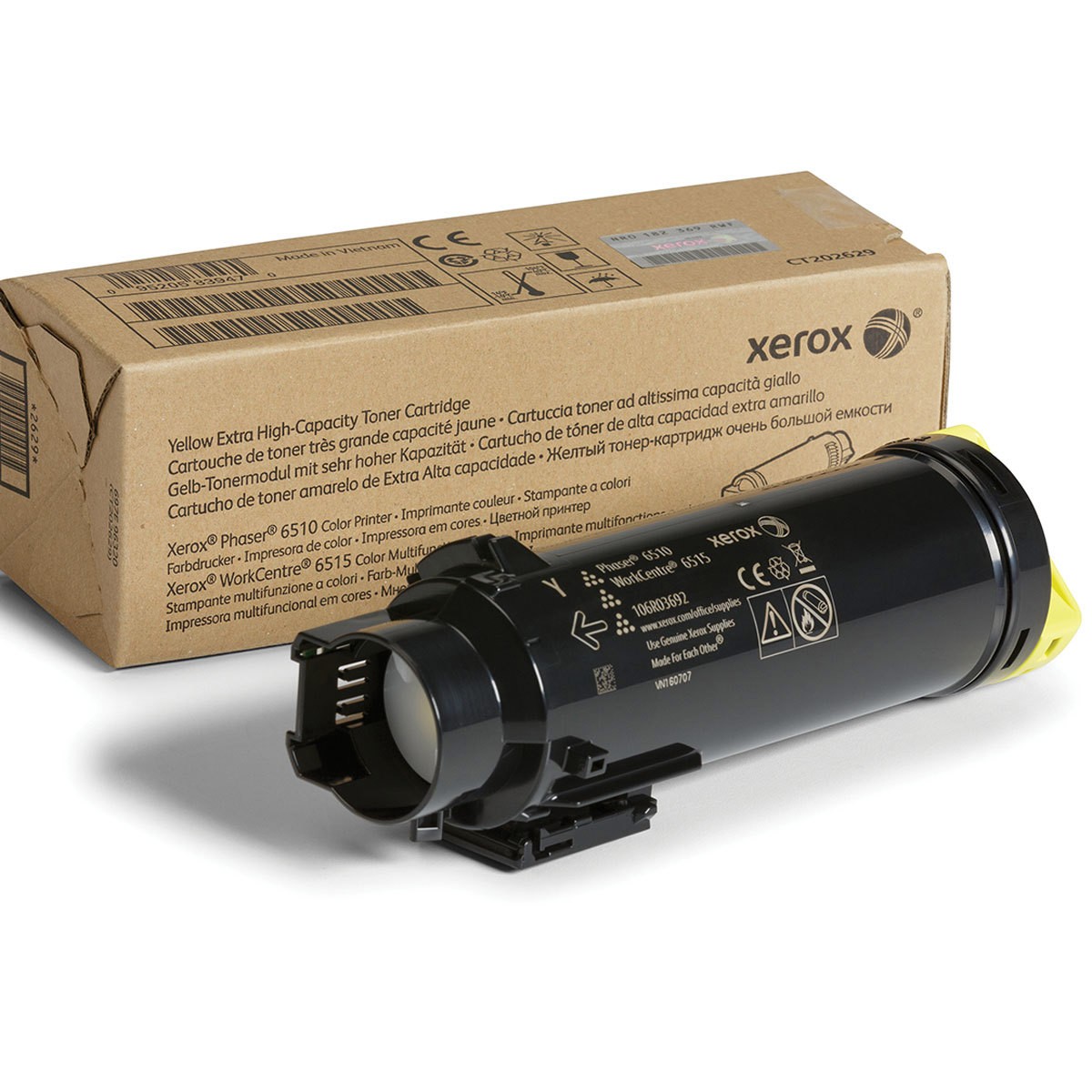 Xerox Yellow Extra High Capacity Laser Toner Cartridge for Select WorkCentre and