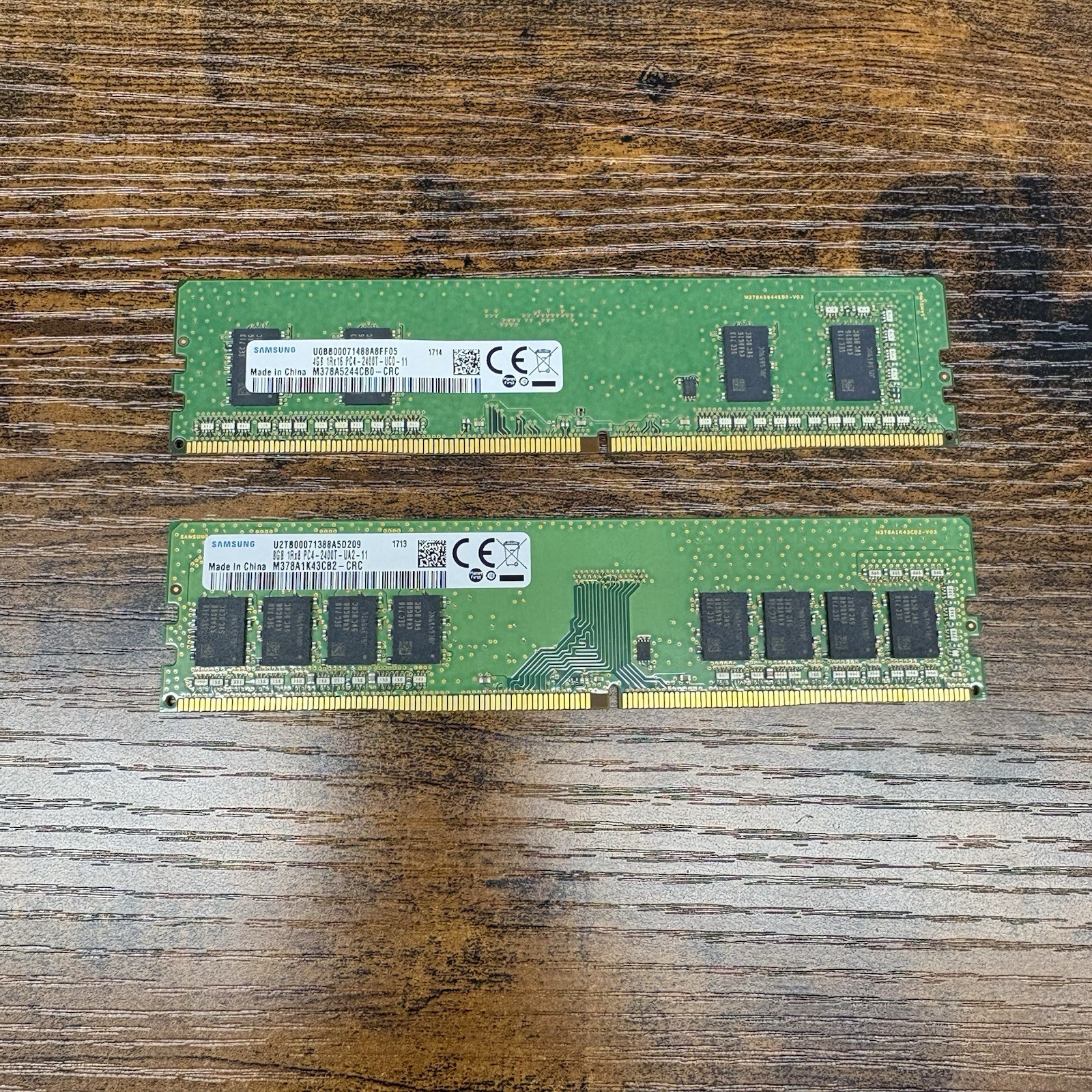 Samsung 12GB 8GB & 4GB RAM DDR4-2400 PC4-2400T UDIMM M378A1K43CB2-CRC