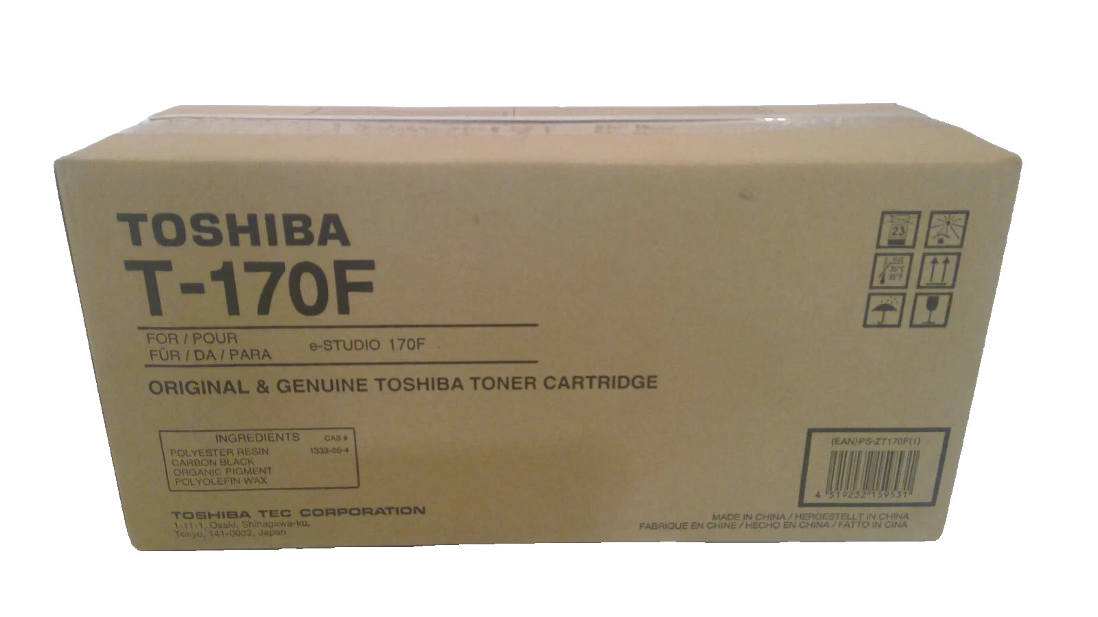 Genuine Toshiba E Studio T-170F Black Toner Cartridge PSZT170F