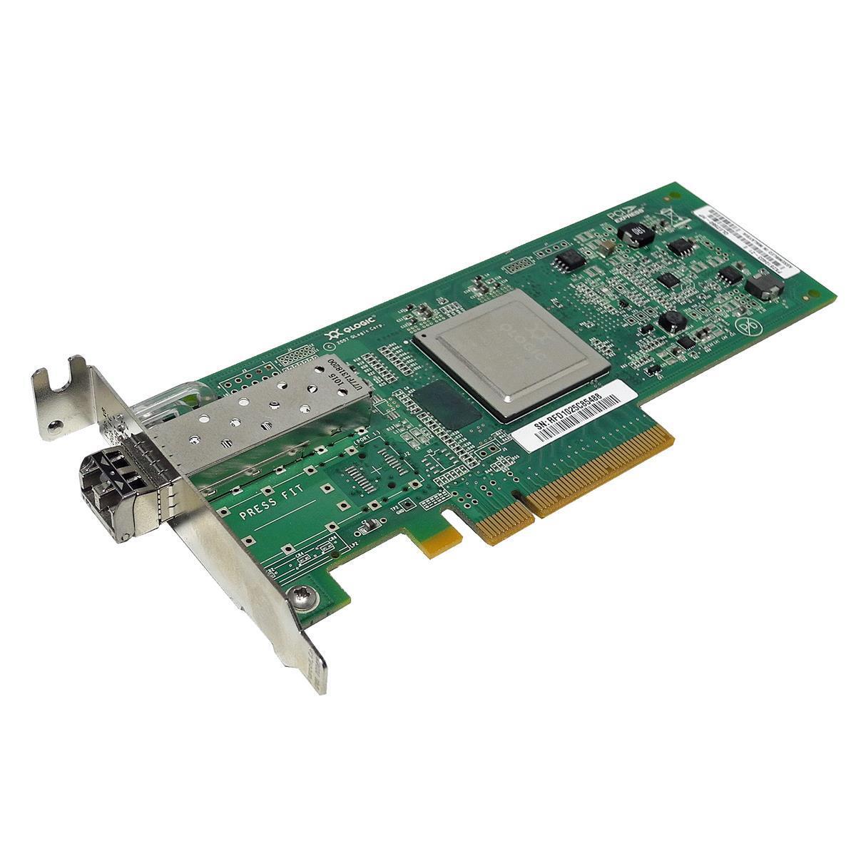 QLogic QLE2560-SUN FC Single Port 8Gb PCIe x8 Network Adapter 371-4324-02 LP