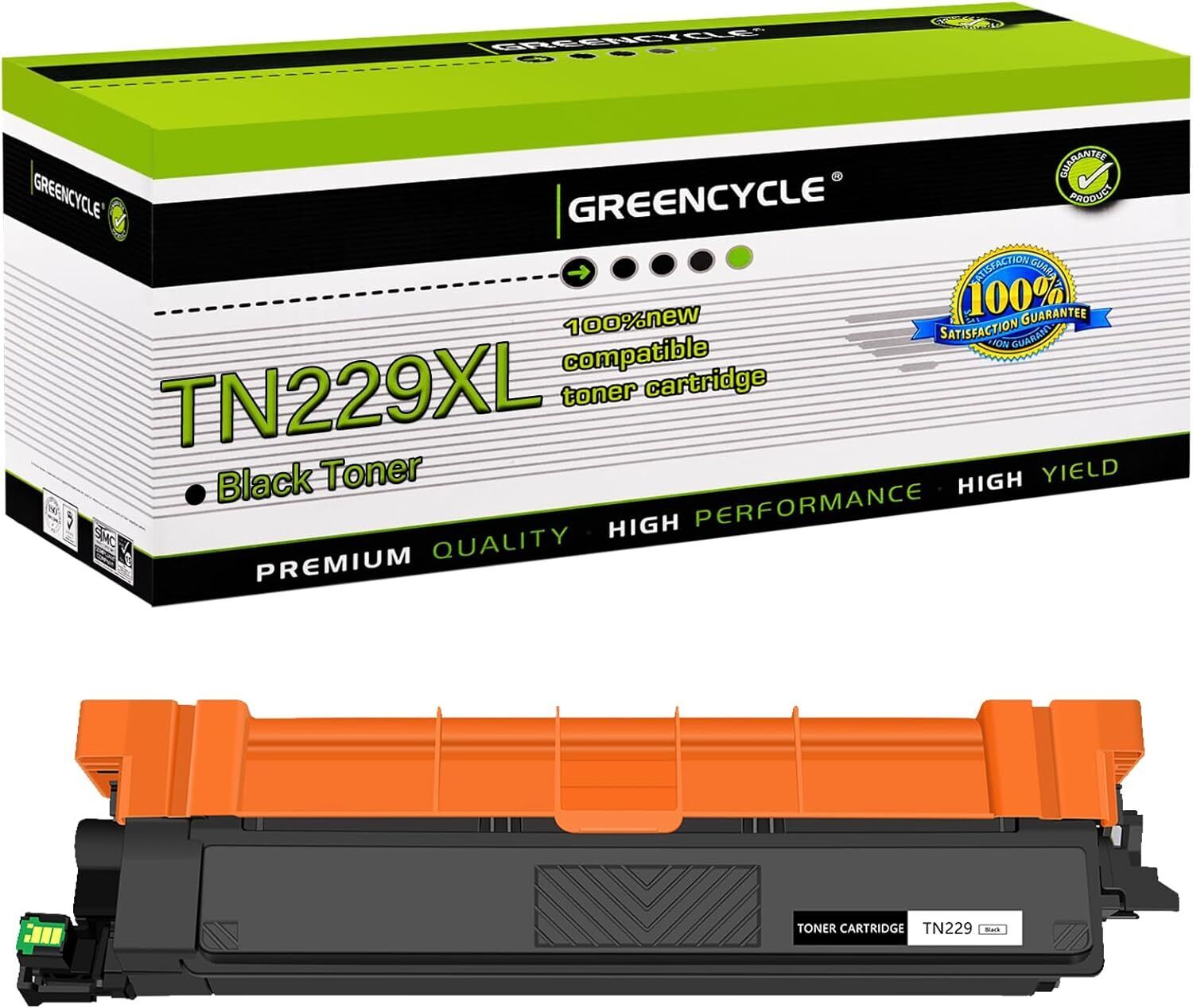 1/2/3/4PK TN229XL Black Toner Cartridge For Brother229 MFC-L3720CDW MFC-L3765CDW