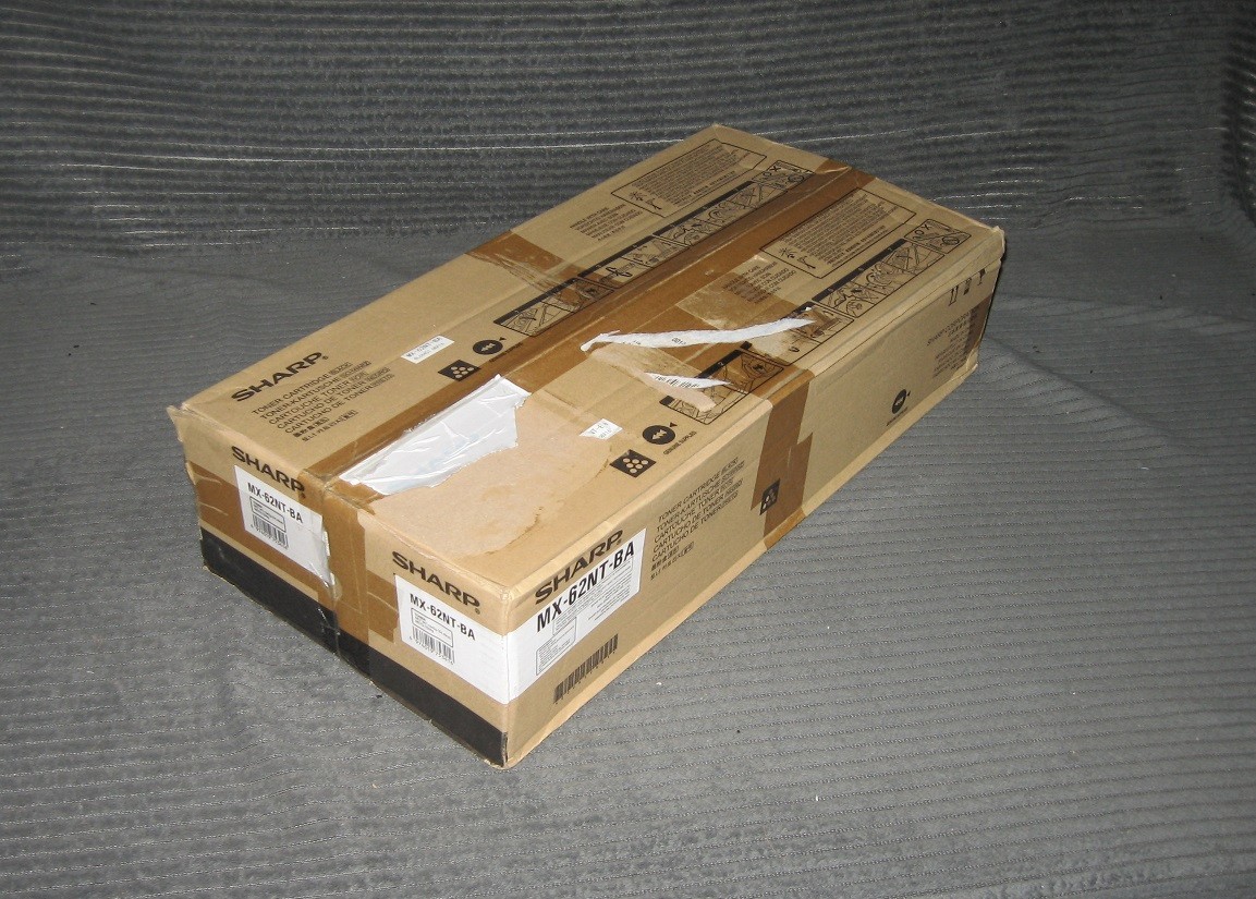 Sharp MX-62NT-BA *LOT OF TWO* NEW MX62NTBA Black Toner MX-6240N MX-7040N