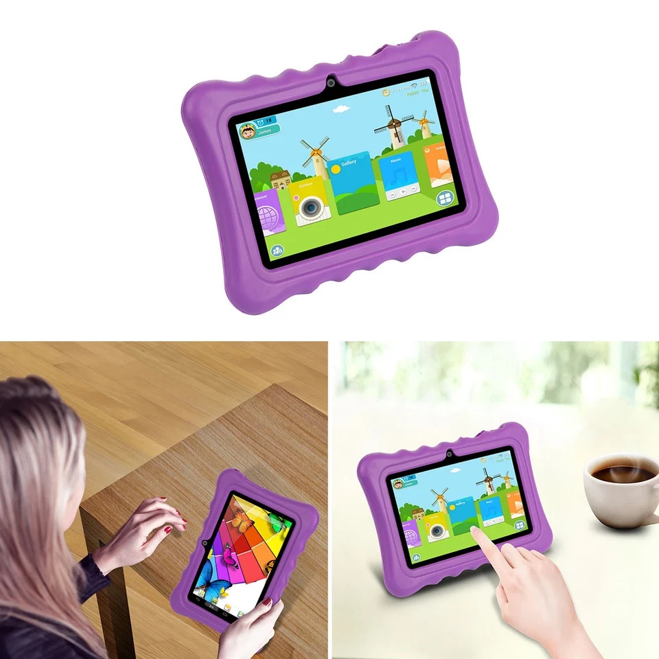 Universal 7-inch Silicone Soft Case Protective Cover For 7" Q88 Y88 Kids Tablet