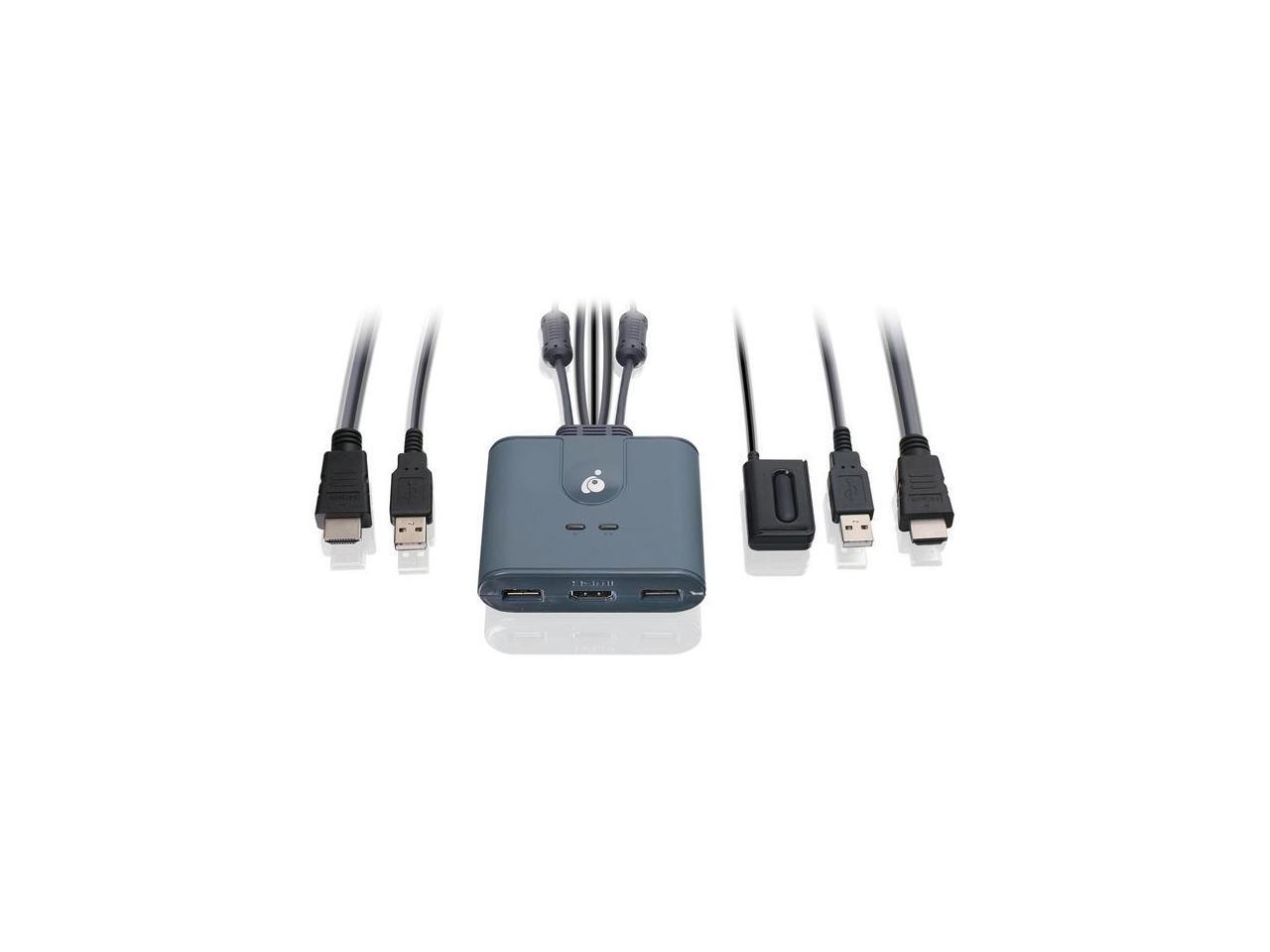 2-Port Full HD KVM Switch with