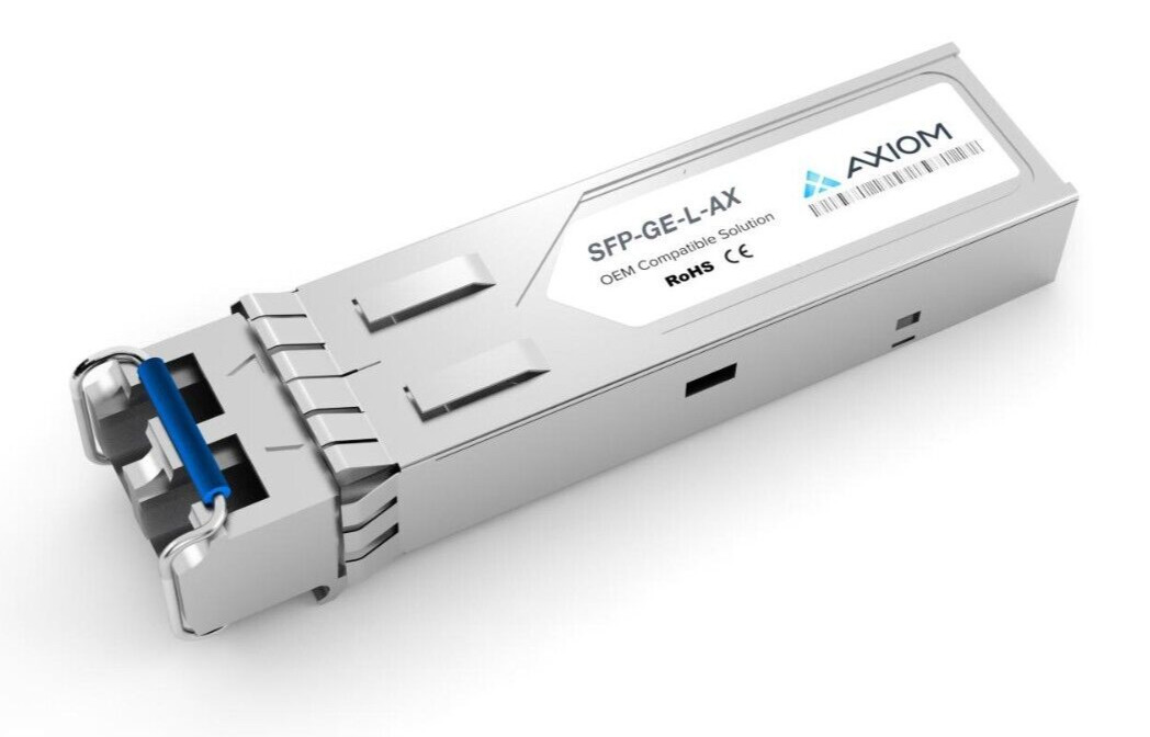 ※New※ Axiom 1000BASE-LX/LH SFP Transceiver w/DOM for Cisco - SFP-GE-L  SMF ~ MMF