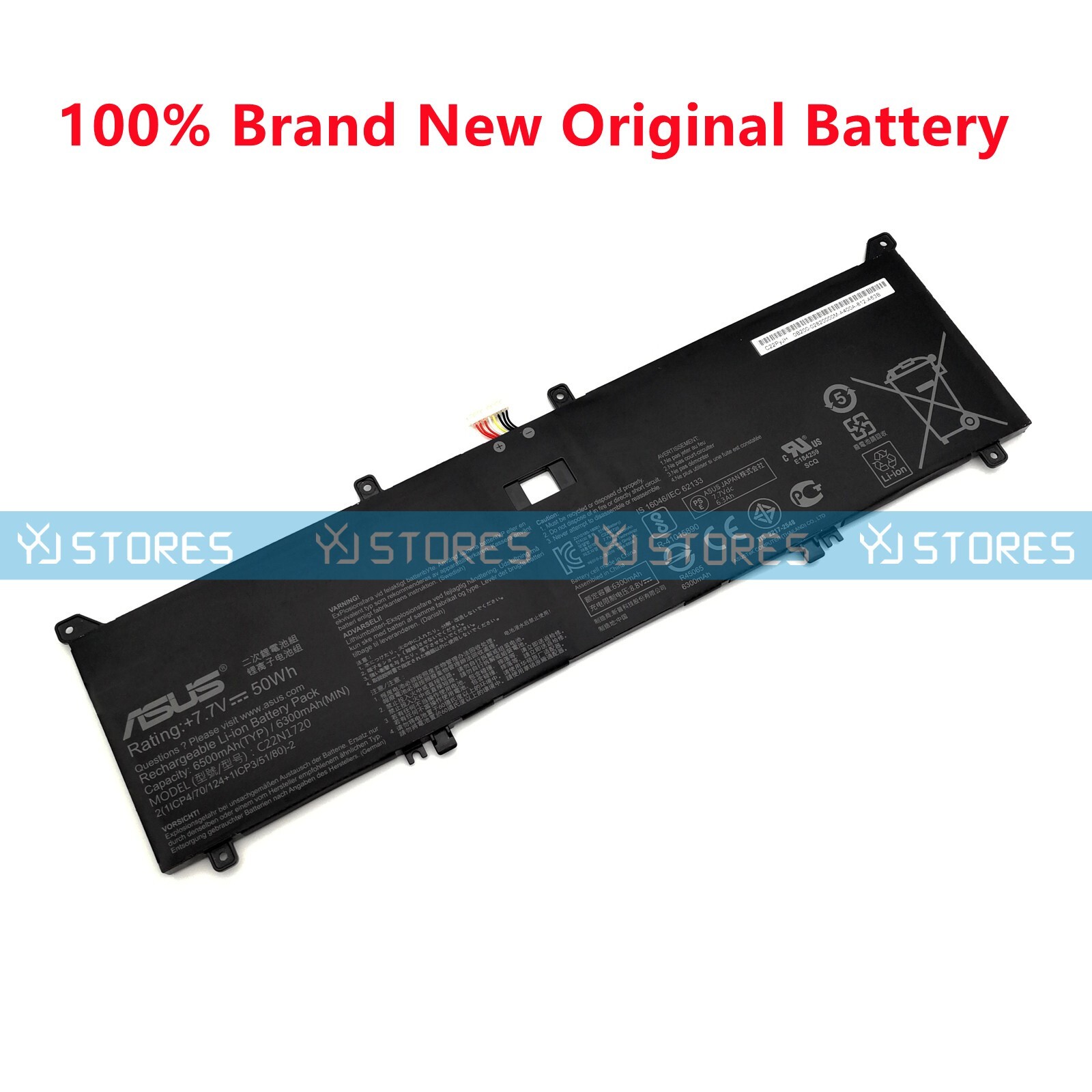 Genuine C22N1720 0B200-02820000 OEM Battery for Asus ZenBook S UX391FA UX391UA
