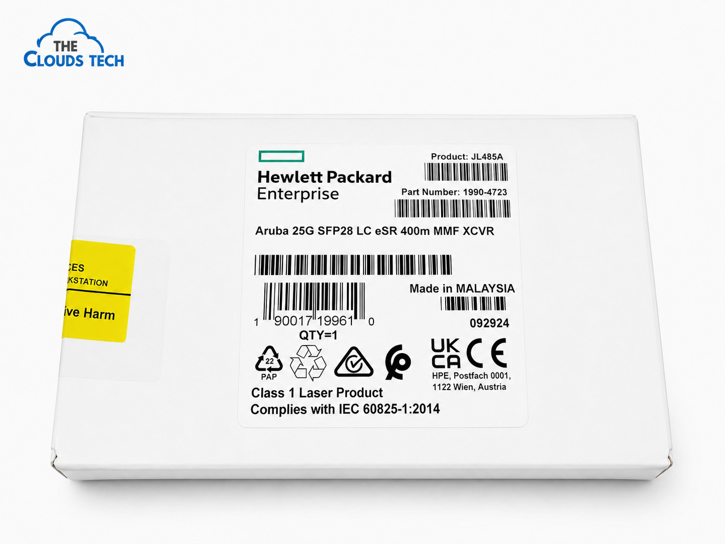 New Sealed HPE Aruba JL485A 25G SFP28 SR Transceiver – 25GBASE-SR 100m MMF LC