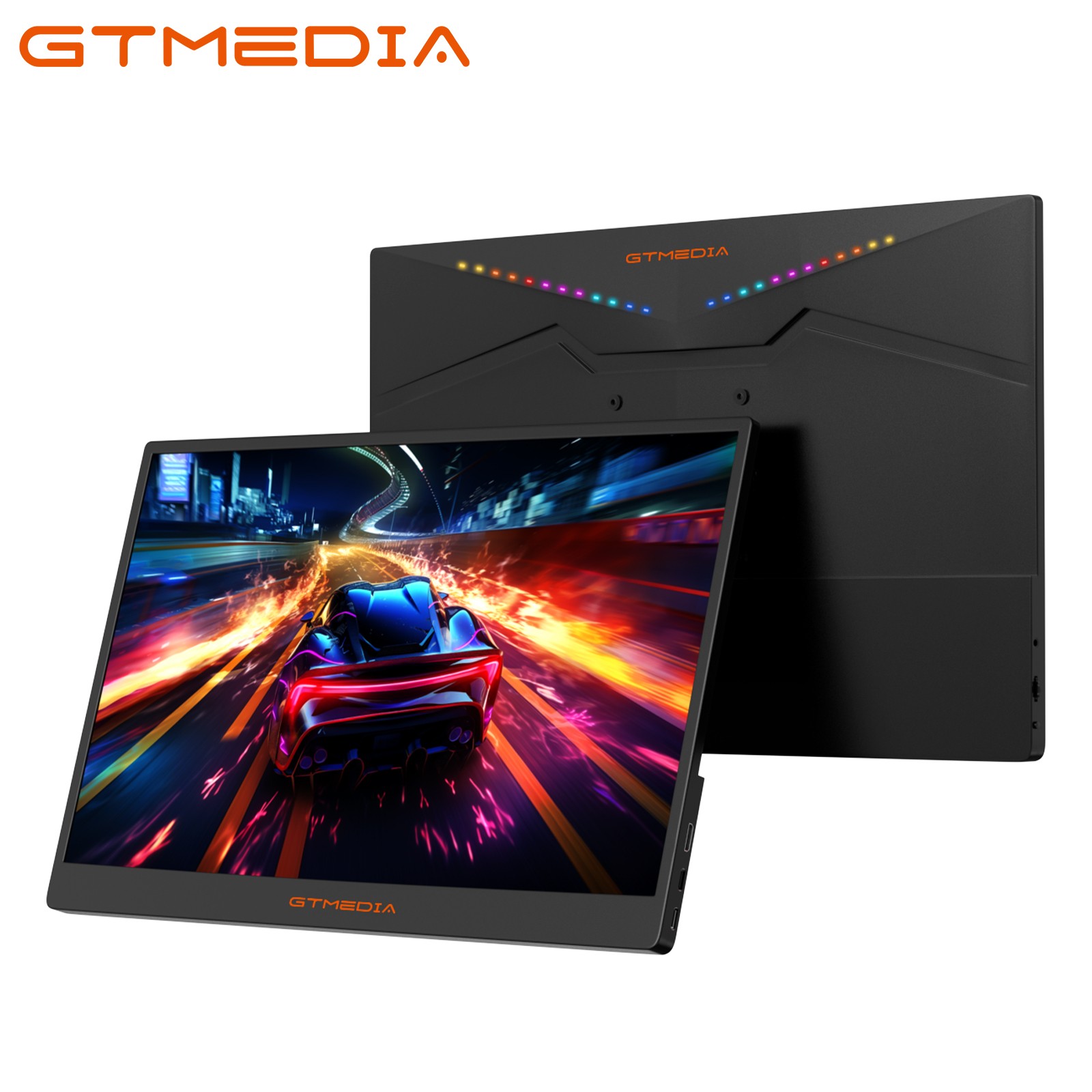 US GTMEDIA Dual Portable 2.5K165Hz IPS Dual Monitor Laptop Screen Extender USB C