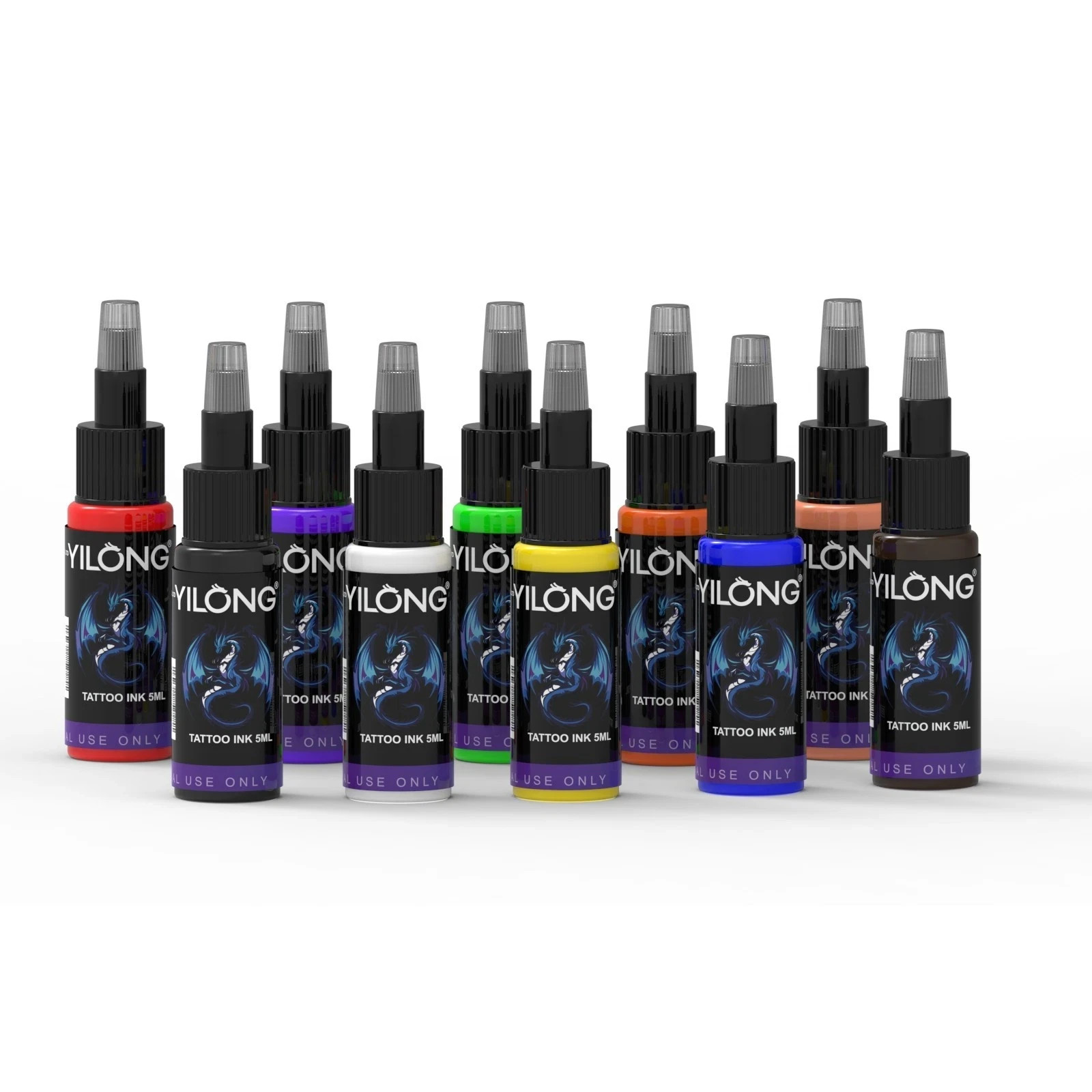 Tattoo Supply Tattoo Ink Set 10 Colors Bright Pigment For Human Skin