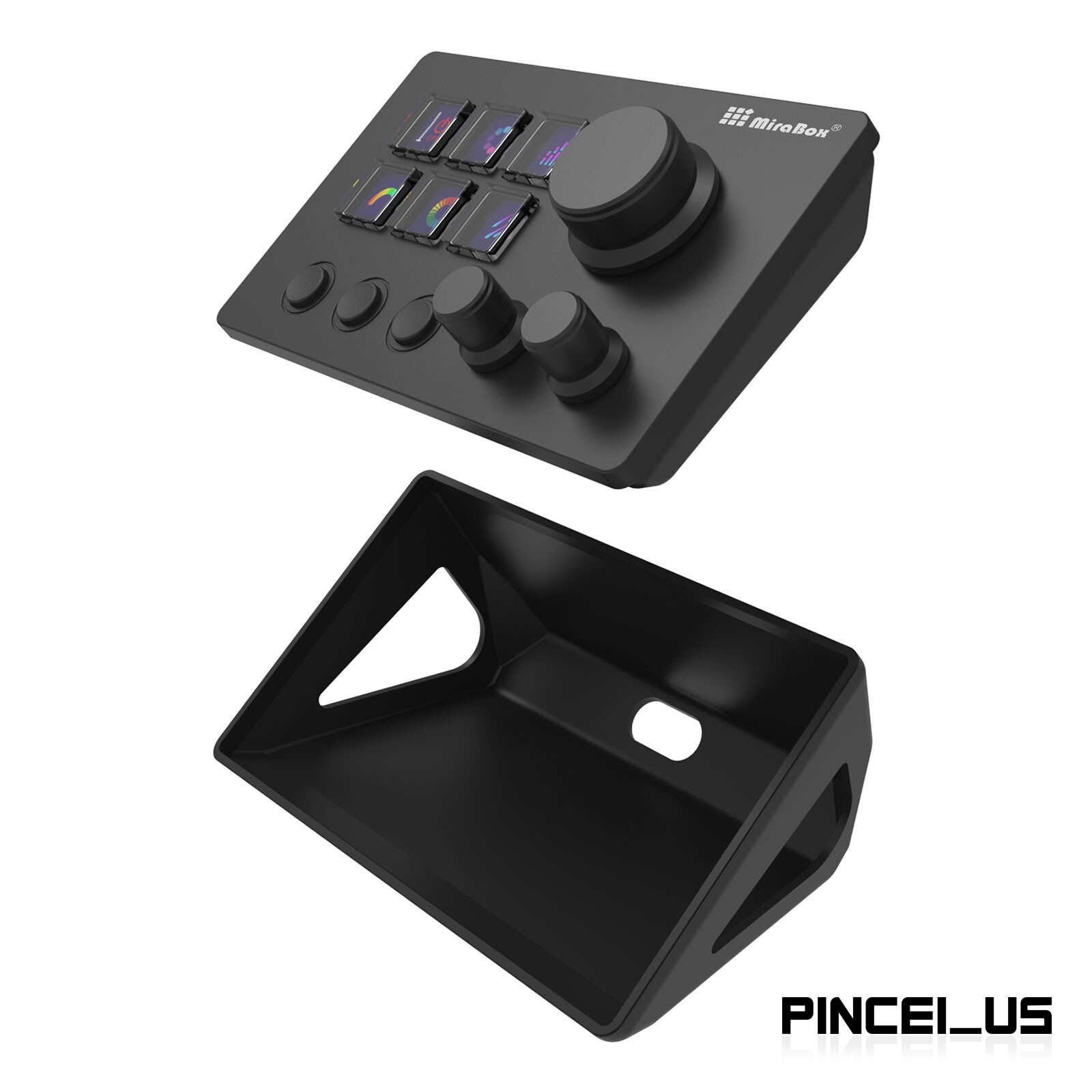 Stream Deck MiraBox Mbox N3E 6-Key Visual Keyboard Wired Custom Keyboard