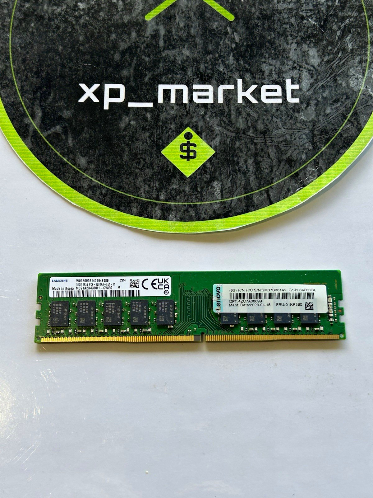 Samsung 16GB 2Rx8 PC4-3200AA DDR4 ECC UDIMM RAM Lenovo M391A2K43DB1-CWEQ
