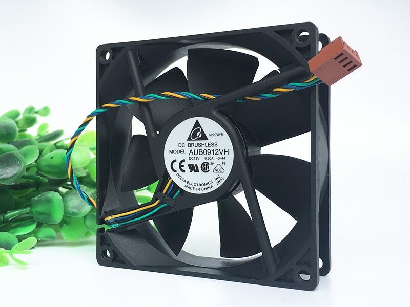 Original DELTA AUB0912VH 9025 DC 12V 0.60A 90*90*25MM 4-wire PWM  Cooling Fan