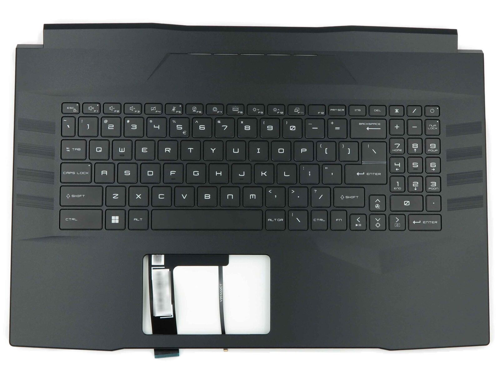 FOR MSI Crosshair 17 A11UCK A11UDK A11UEK Palmrest Keyboard LED RGB US-Int