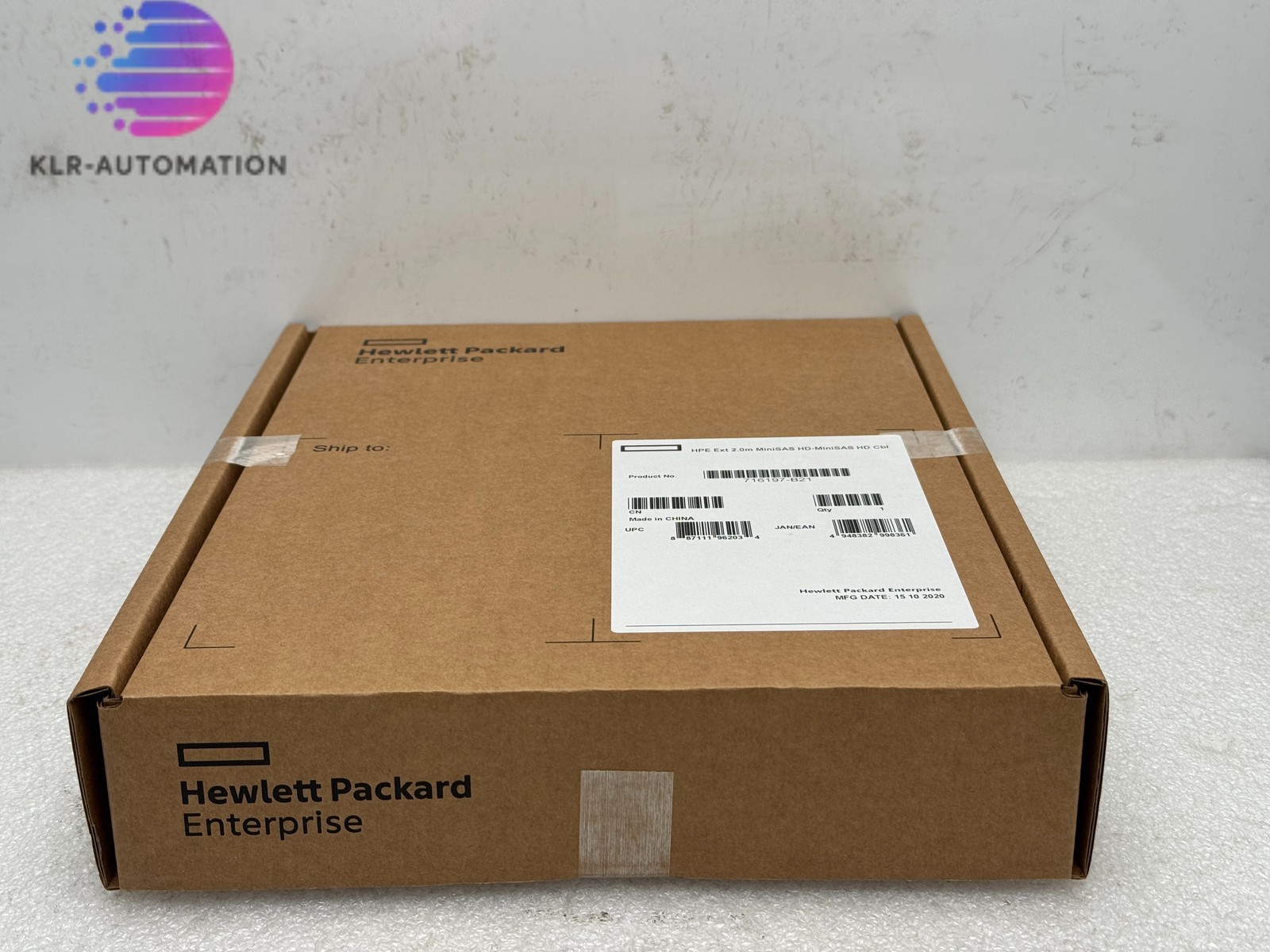 HPE 716197-B21 External HD MiniSAS Cable 2.0m x 1 piece
