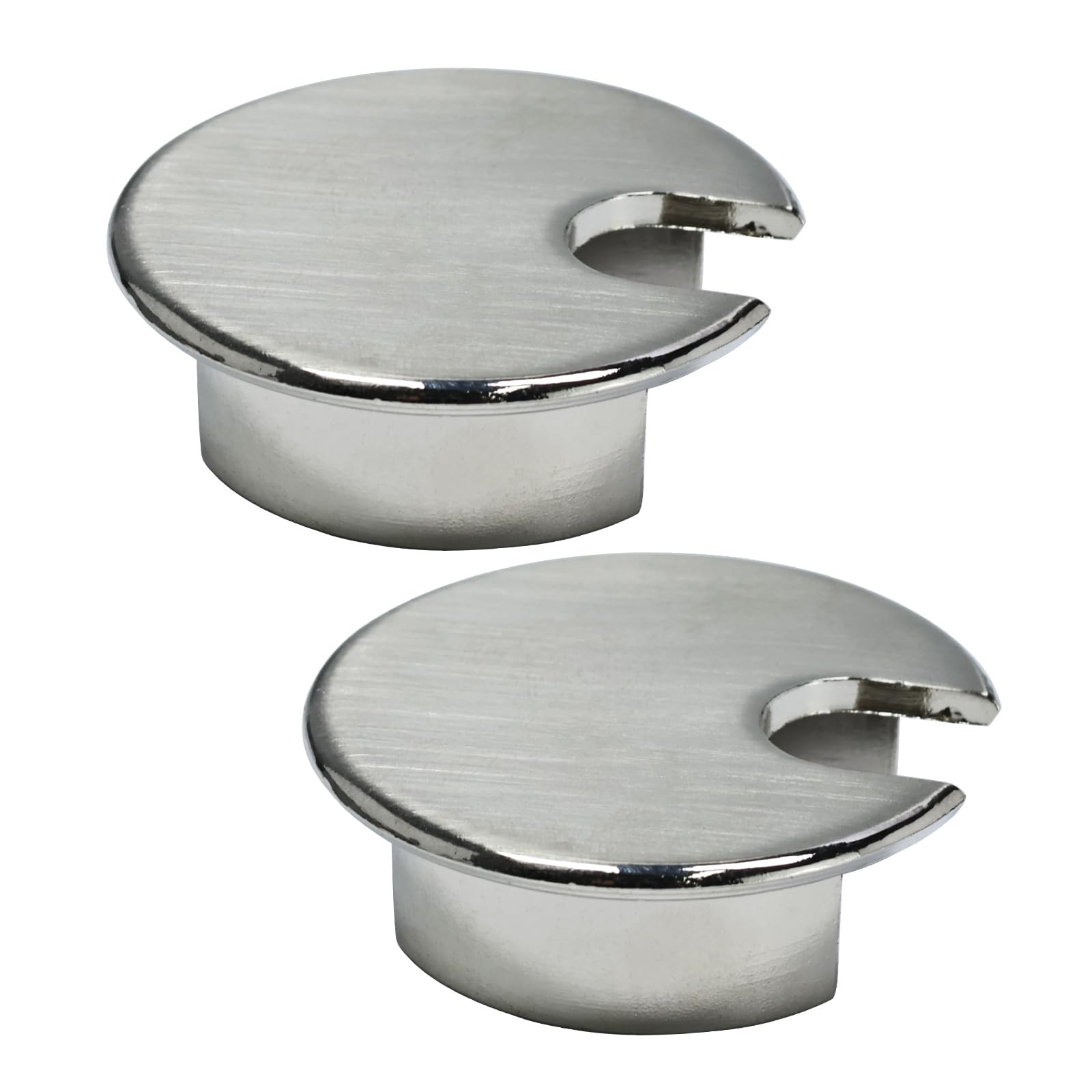 EASYEAH 2 Pcs Desk Grommet 1-3/8" / 35 mm, Zinc Alloy Desk Cord Hole Cover
