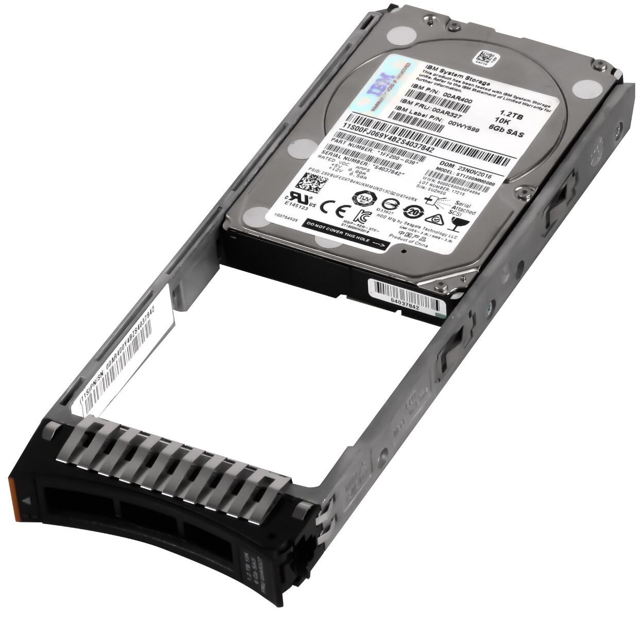 HARD DRIVE IBM 00AR327 00AR400 ST1200MM0088 1.2TB 10000RPM 128MB SAS-2 2.5''