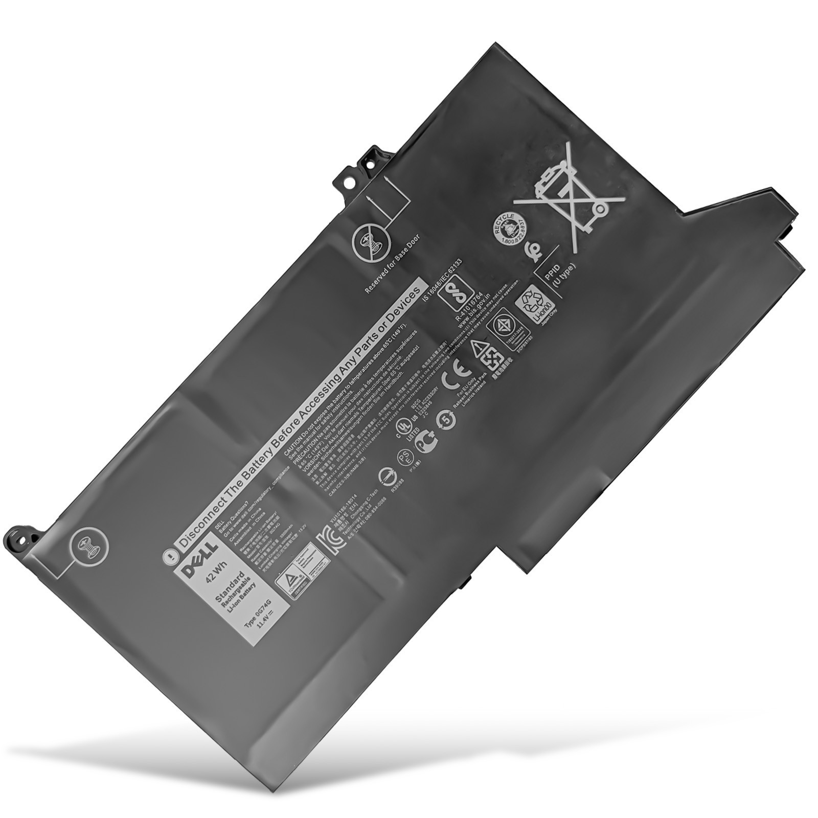 OEM Genuine 42Wh 0G74G 9W9MX 3KF82 Battery For Dell Latitude 5300 5310 7300 7400