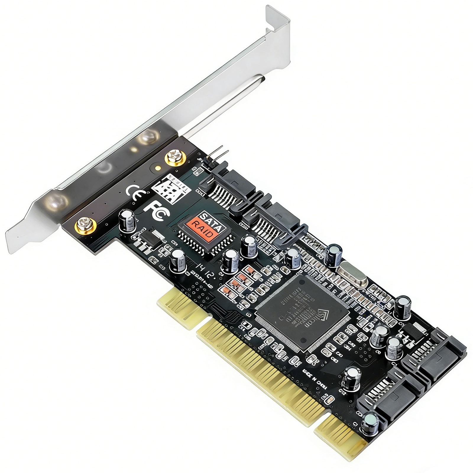 PCI to 4 ports SATA Serial ATA RAID Sil3114 Converter Controller Card