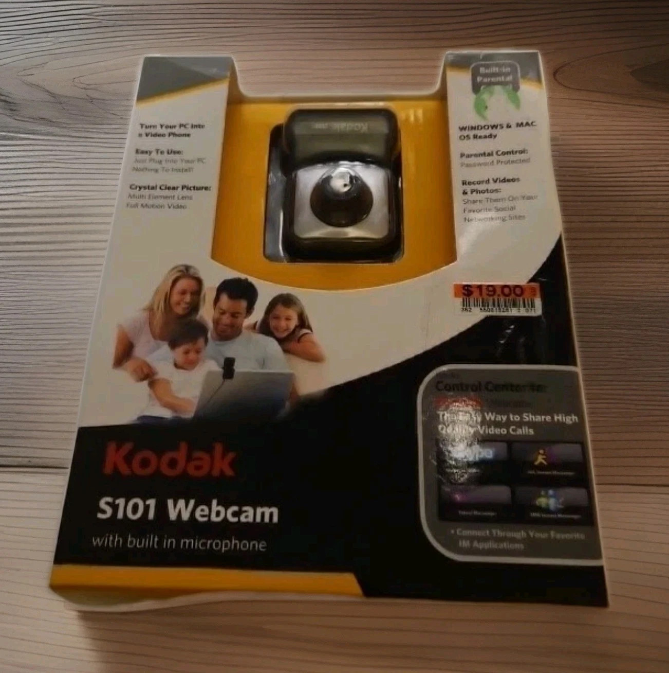 Kodak Vintage Webcam Built In Microphone S101  Mac or Windows 