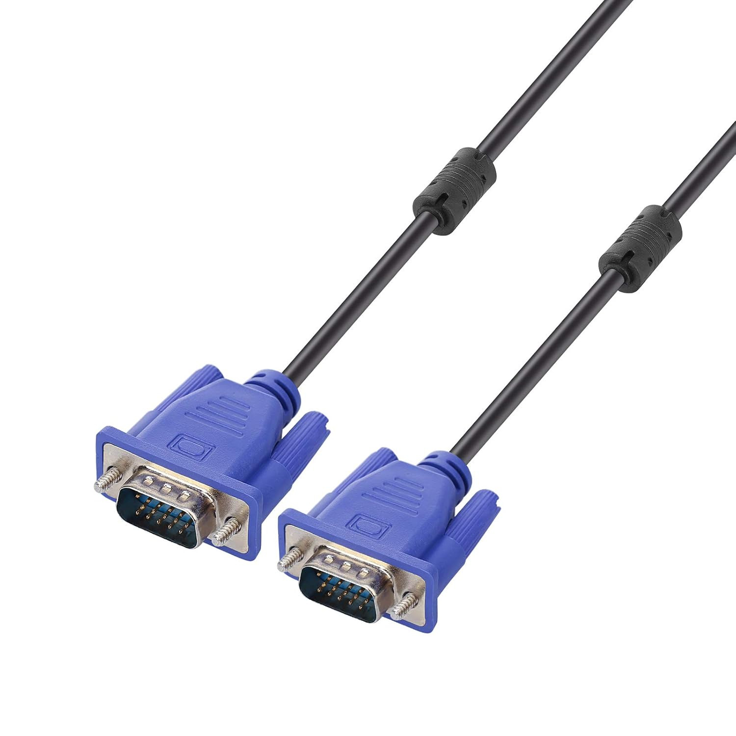 VGA Cable 15 Pin Male to Male 4.9FT Monitor PC Projector HD Video Cord
