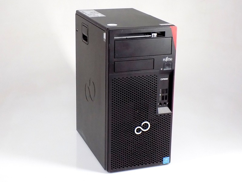 Fujitsu ESPRIMO P557/E85+ empty housing Emtpy chassis for motherboard D3500, Black