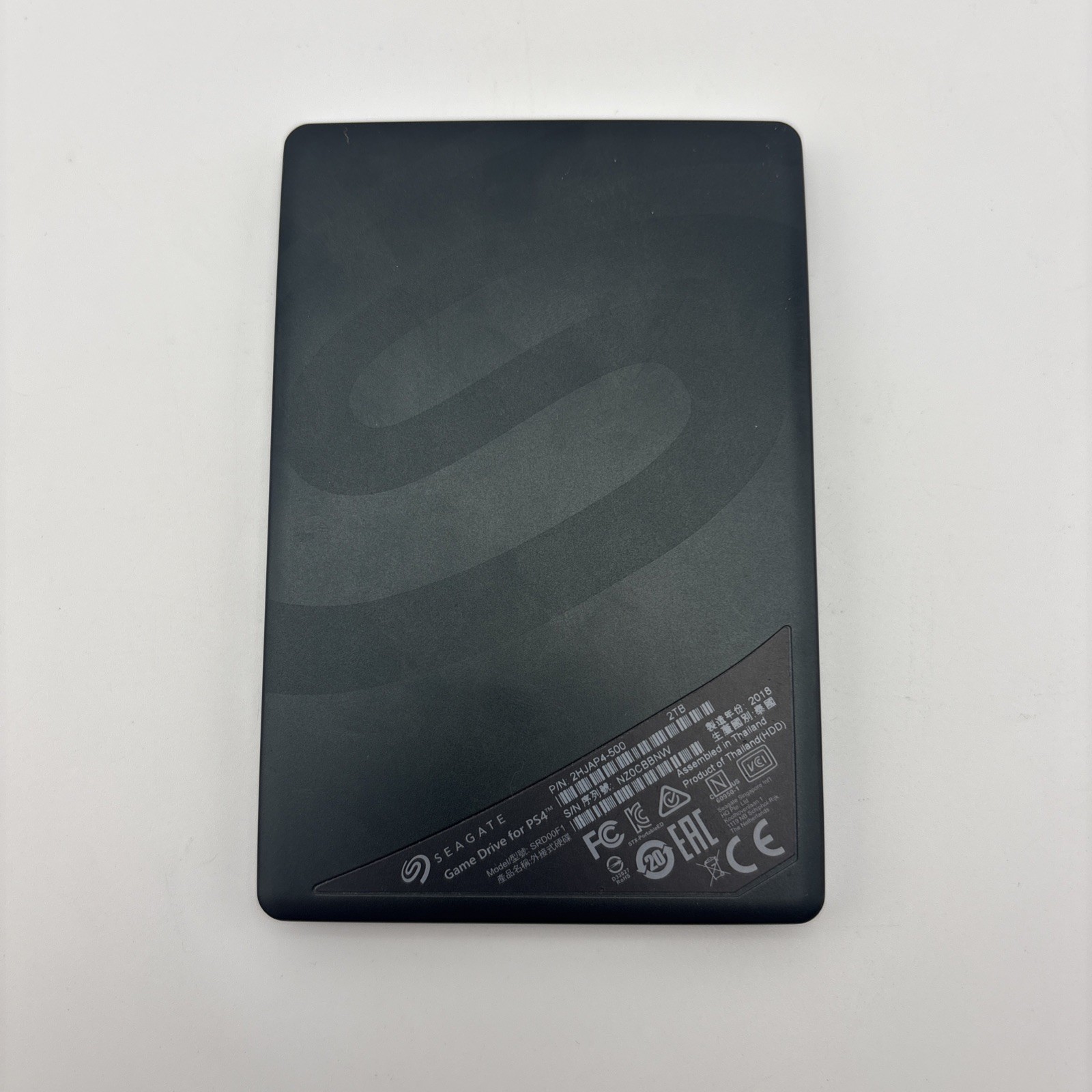 Seagate 2 Terabyte External Drive For Playstation 4 PS4 2TB Formatted No Cable