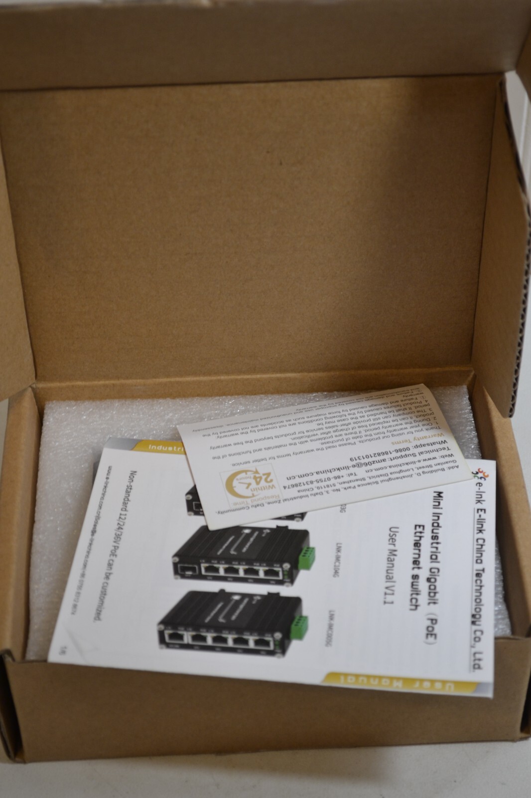 e-link Steloproad 3 Port Hardened Industrial Gigabit Network Switch Media Conver