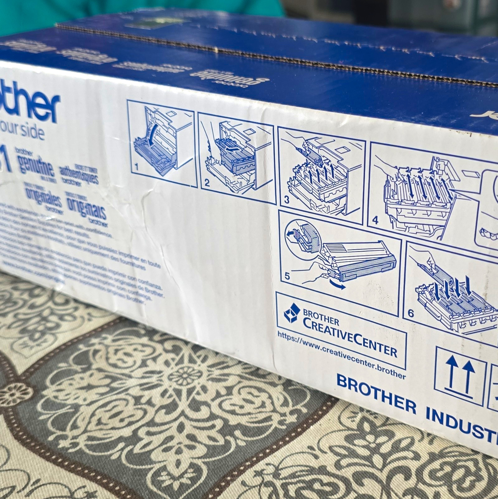 Brother TN331BK Genuine Original Black Laser Toner Cartridge
