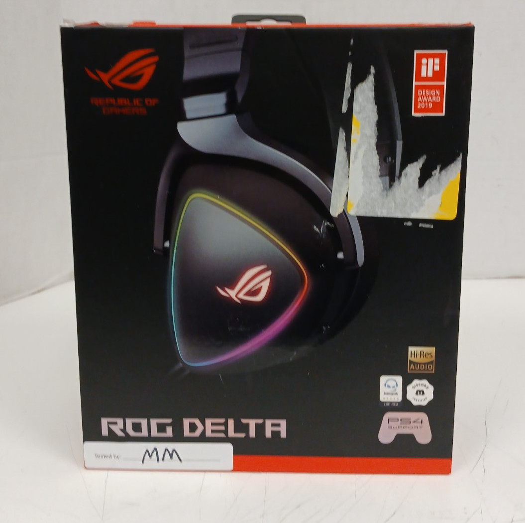ASUS ROG DELTA  Wired Gaming Headset For PS4, Black