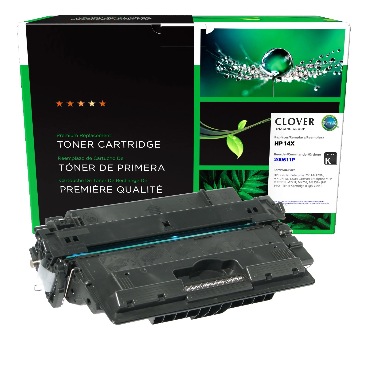 MSE Compatible CF214X 14X Black Toner HP LaserJet Enterprise 700 M712dn M712xh