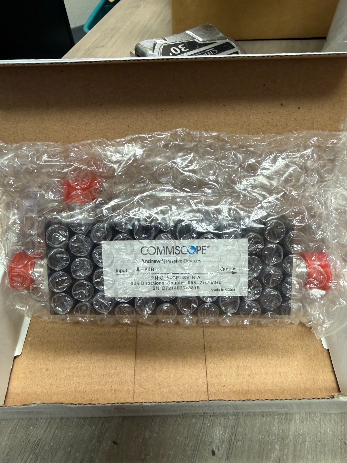 CommScope Andrew C-8-CPUSE-N-A Directional Coupler 8db Operating Band NEW