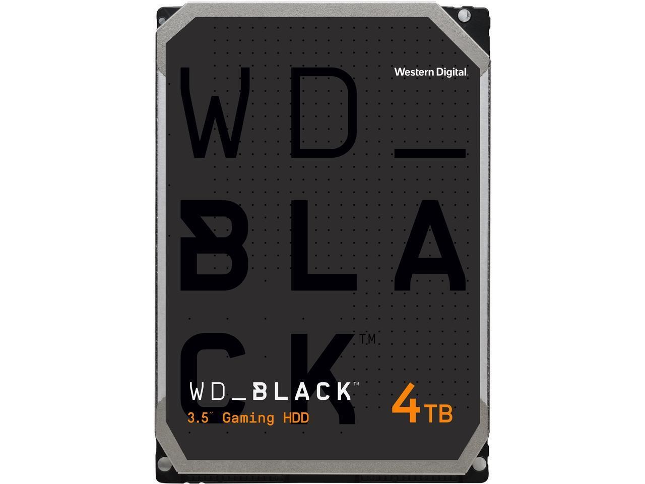 WD Black 4TB  Performance Desktop Hard Disk Drive -  7200 RPM 256MB Cache SATA