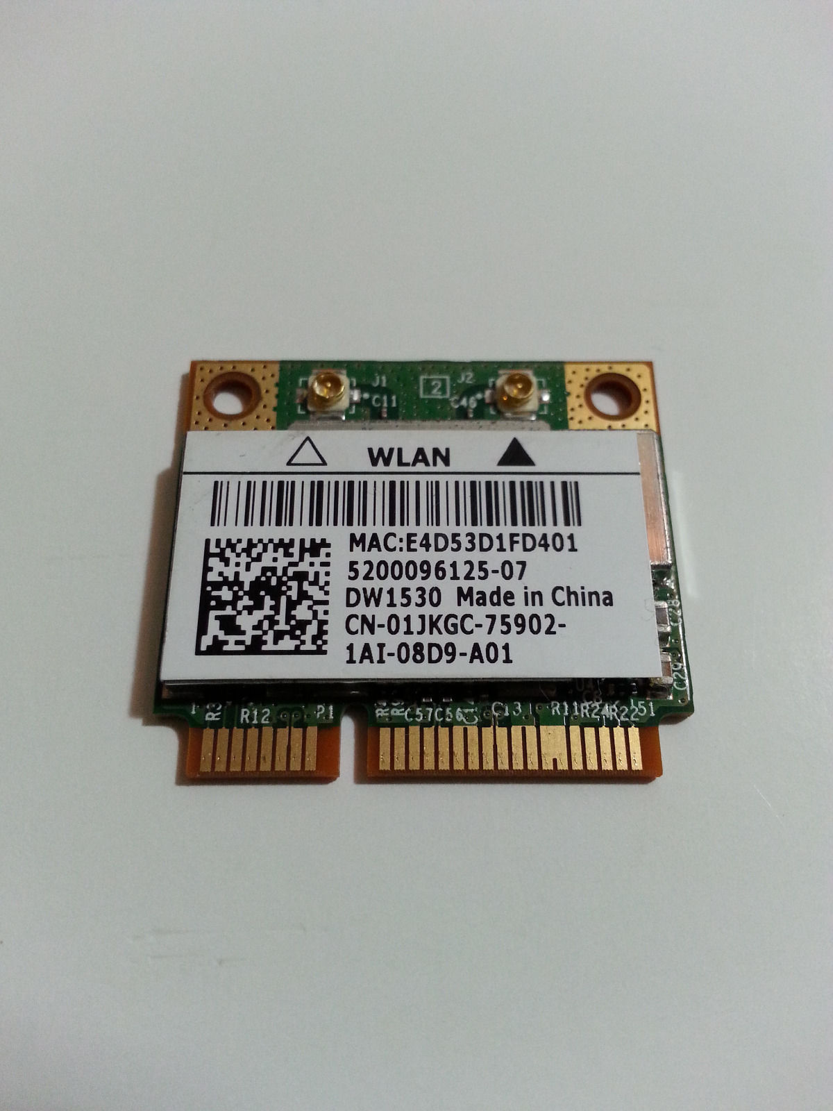 Dell 1JKGC DW1530 Broadcom BCM943228HM4L 802.11a/b/g/n WLAN + BT PCI-E Half