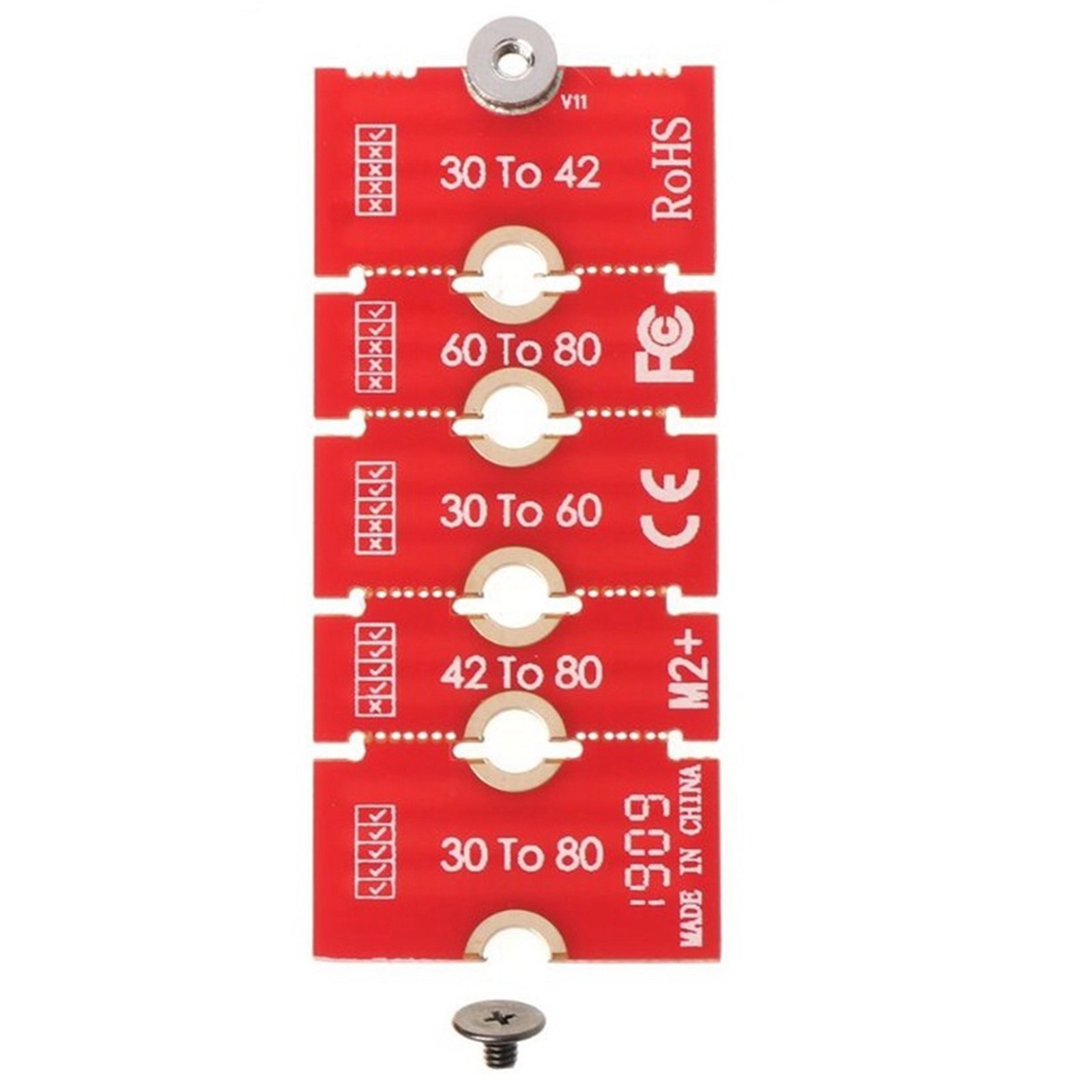 2Pcs M2 M2PLUS NGFF NVME M.2 Extended Transfer 2230, 2242, 2260, 22802424