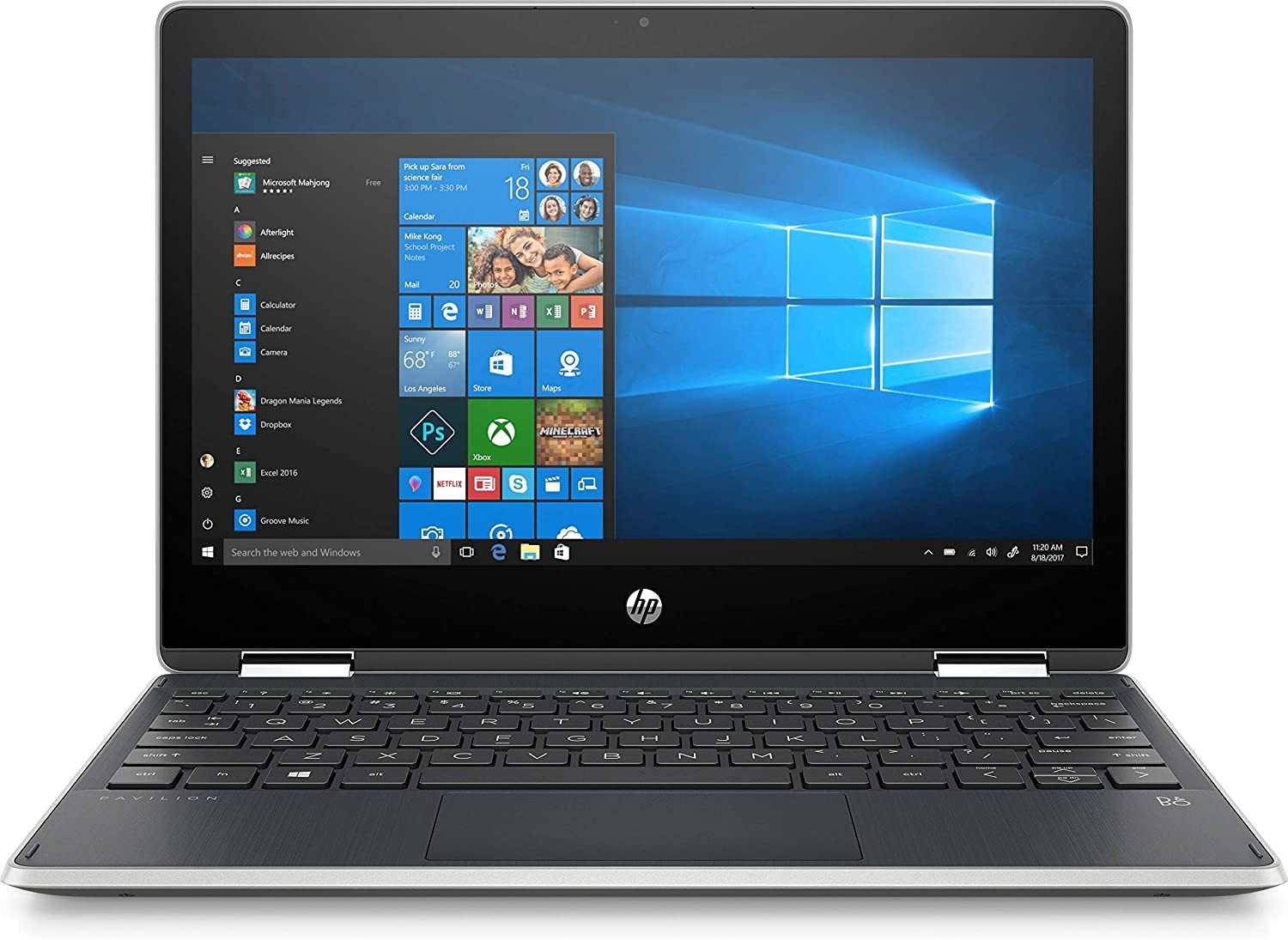 HP Pavilion x360 11m-ap0013dx 11.6" Touch Pentium Silver N5000 4GB 128GB W11H SL