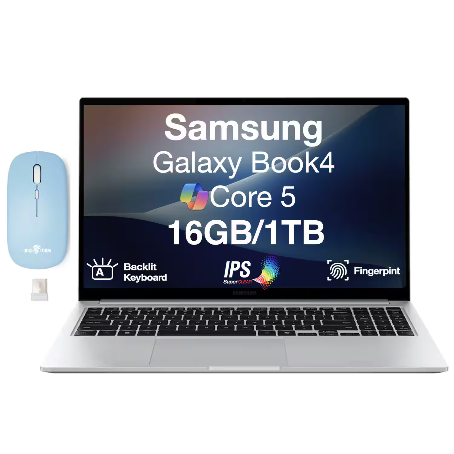 Samsung - Upgraded - Galaxy Book4 15.6 FHD Display Core 5 120U 16GB RAM 1TB SSD