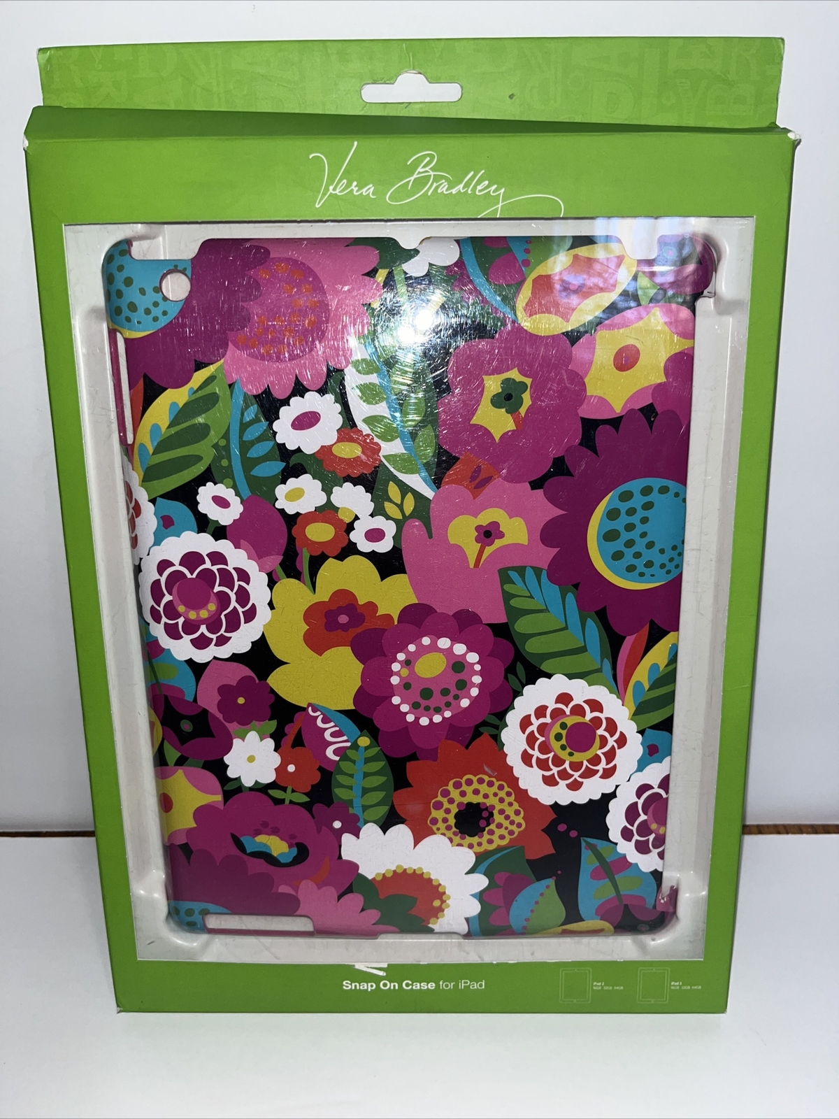 Vera Bradley Snap on Case/Cover for IPad in "Va Va Bloom"
