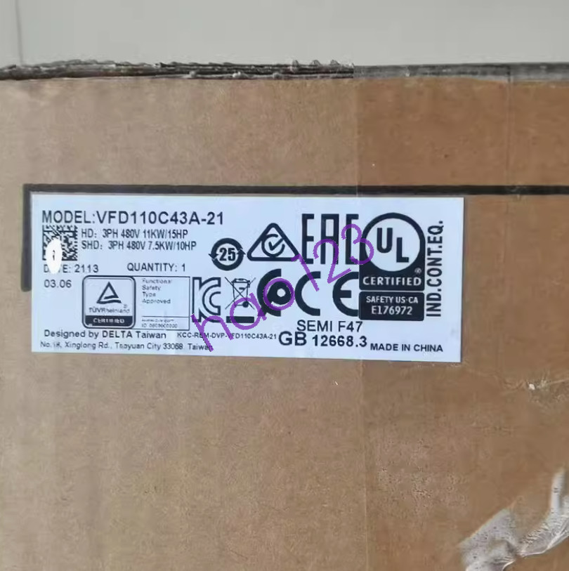 1PCS NEW DELTA frequency converter VFD055C43A-21 FedEx Fast Delivery DHL/FedEx