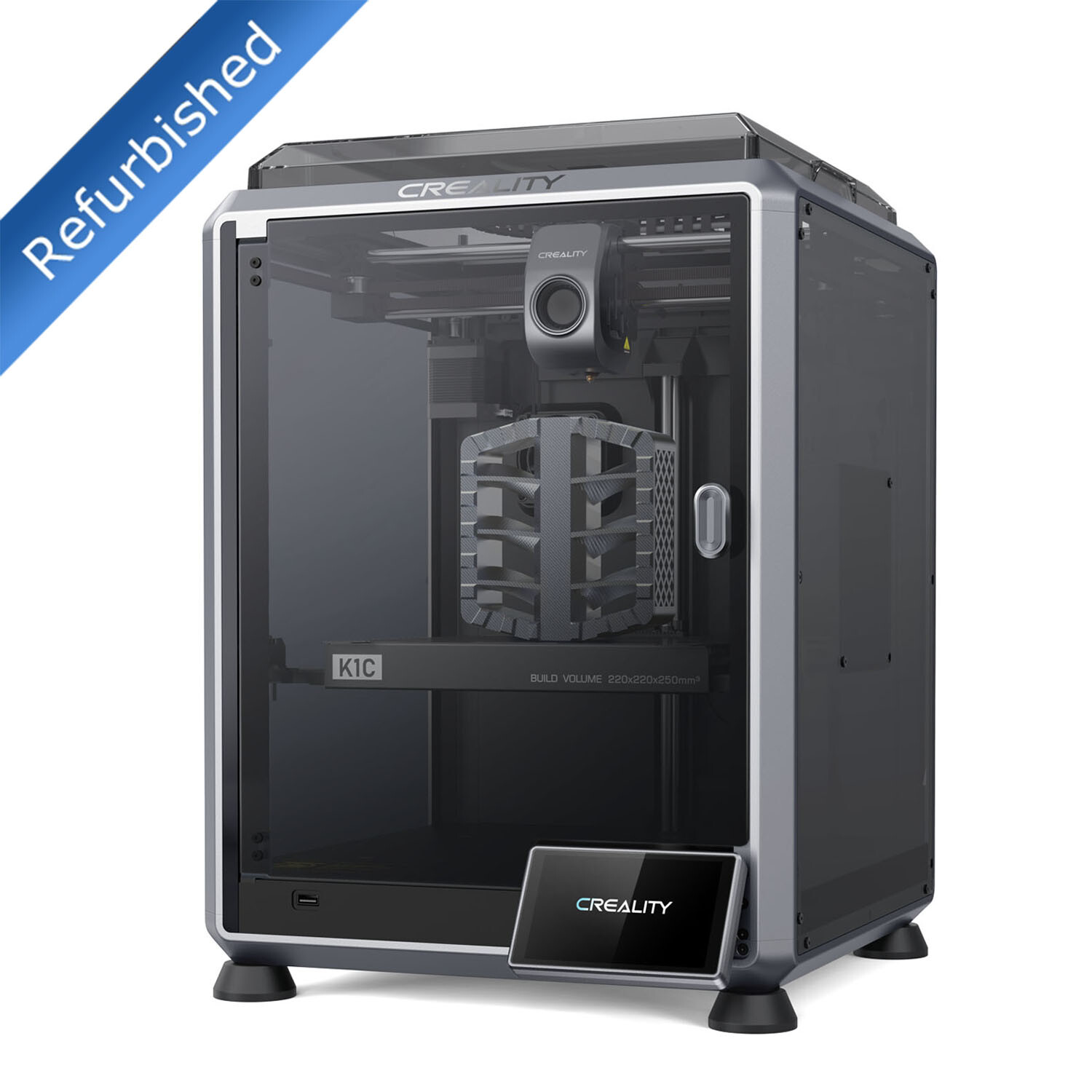 【Refurbished】Creality K1C 3D Printer 600mm/s Max Printing Speed Auto Leveling