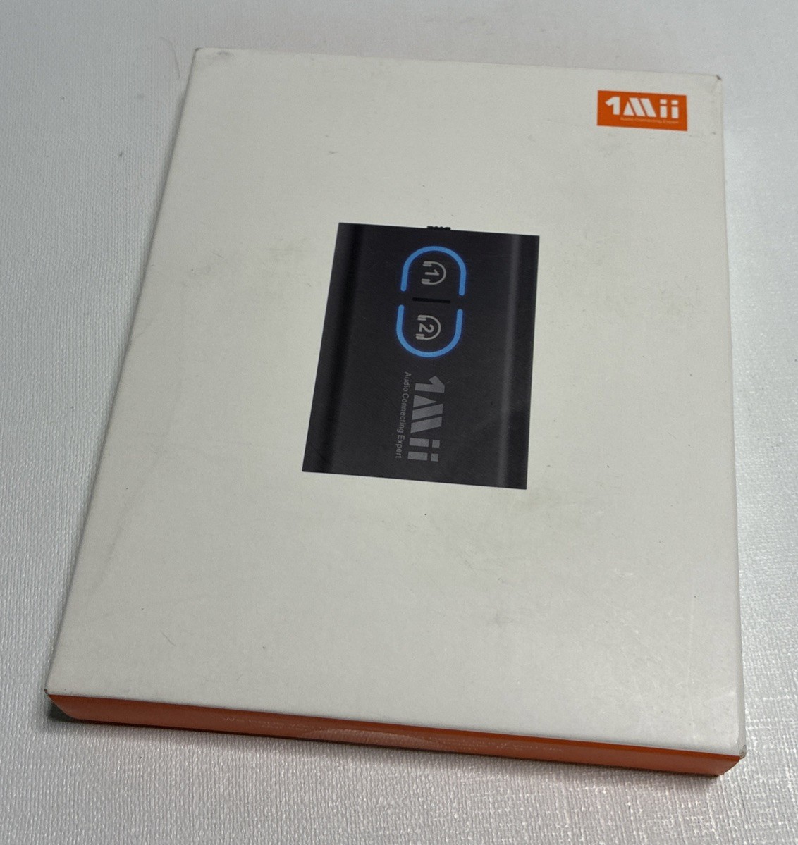 1Mii Bluetooth 5.3 Transmitter Receiver for TV to Wireless Headphones ML300 Whit