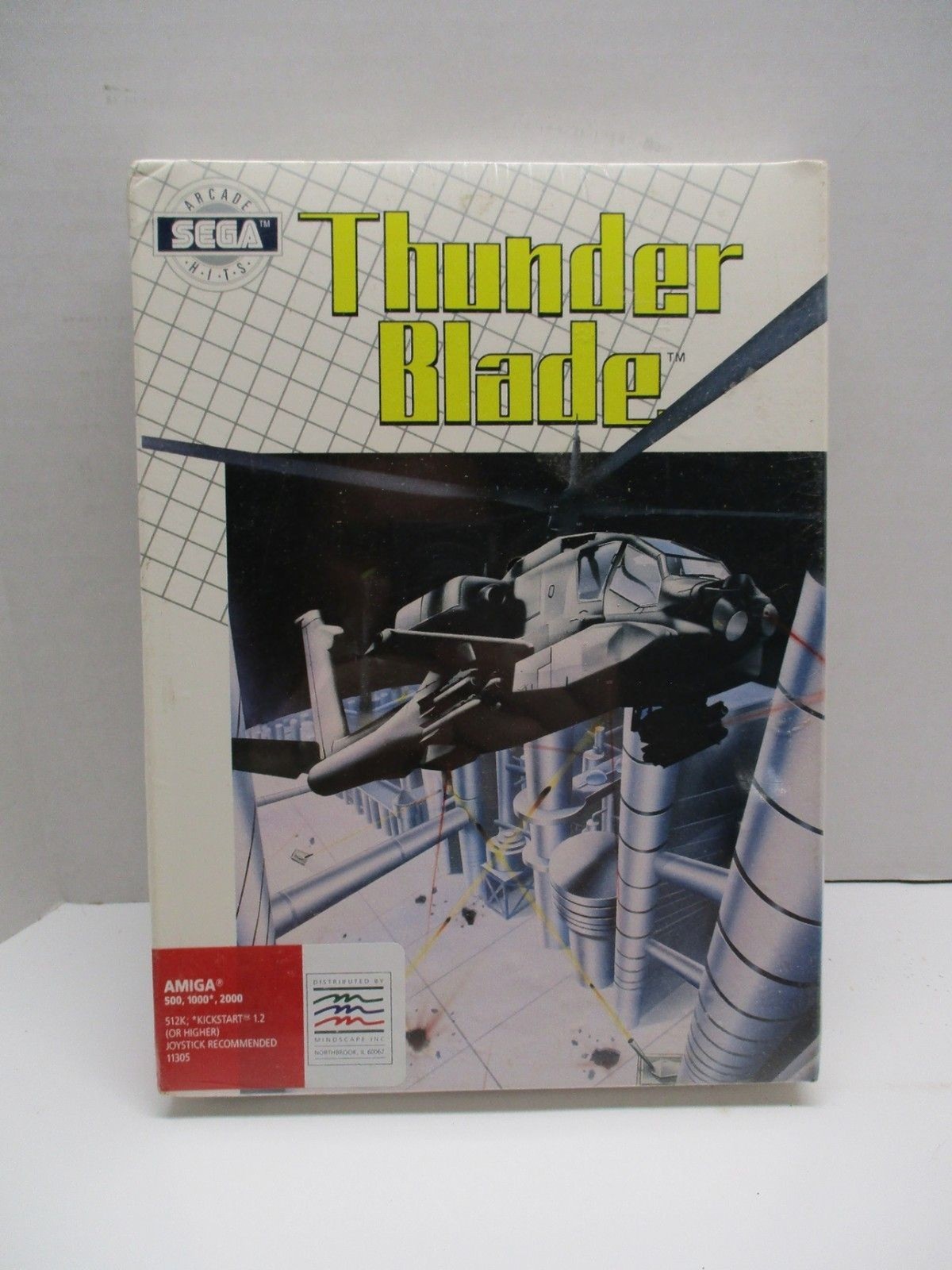 Thunder Blade Sega Arcade Game Disk for Amiga New/Sealed 1989