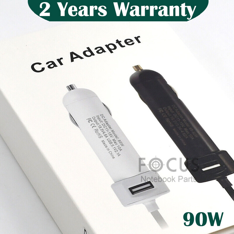 DC Charger 90W Car Adapter for Dell Latitude 7212 Tablet 7202 4.5*3.0 Power Cord
