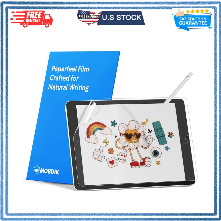 MOBDIK Paperfeel Screen Protector for iPad 9th/8th/7th Generation