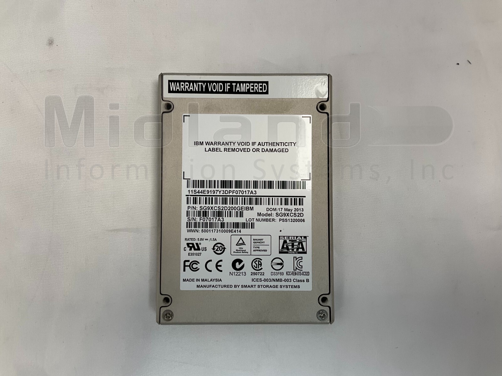 NEW IBM 44E9197 200GB SANDISK SATA SSD