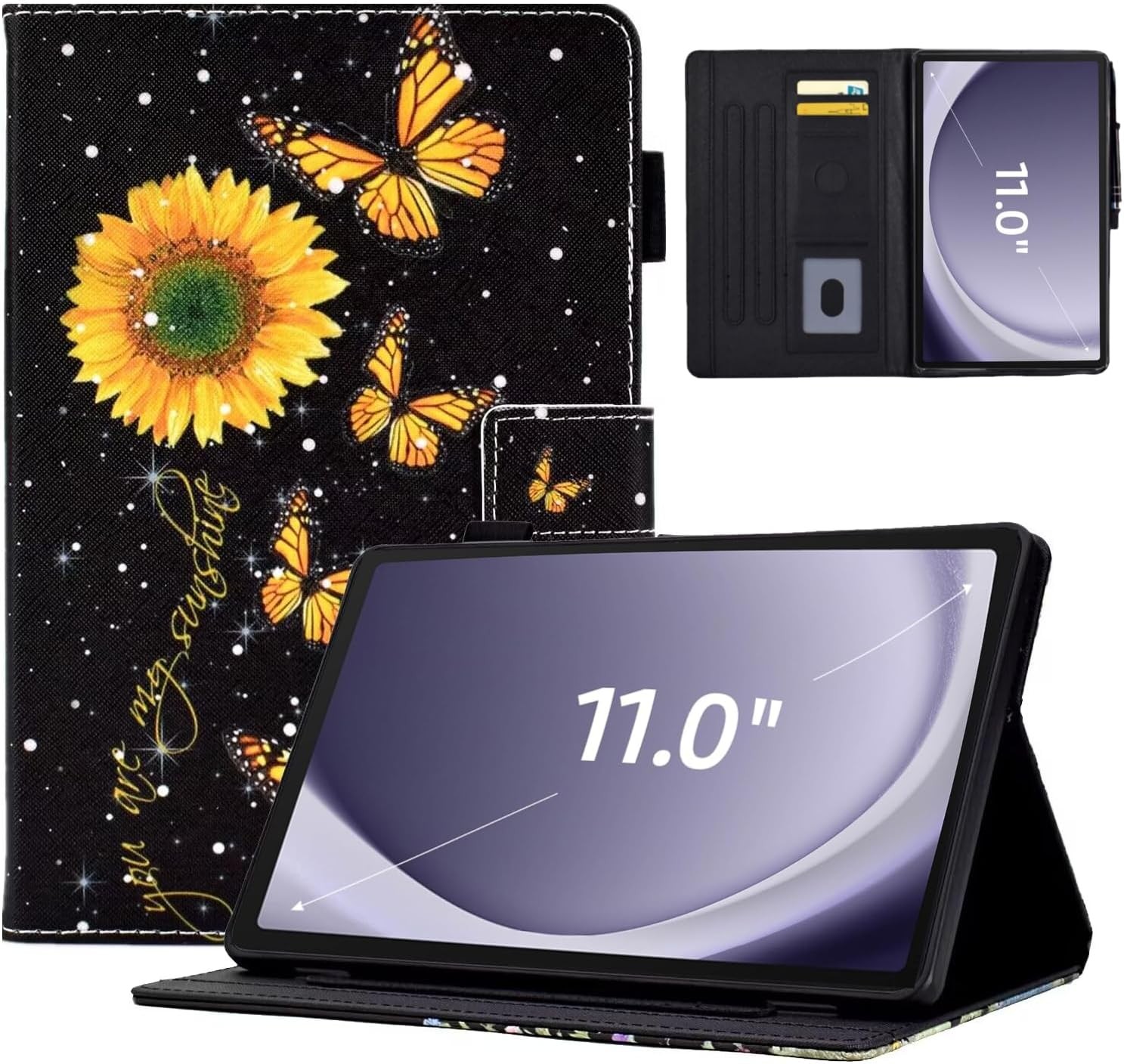 Cute PU Leather Protective Stand Case for Samsung Galaxy Tab A11+ 11" 2026