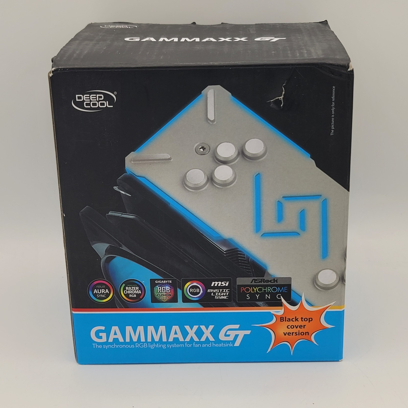 DeepCool GAMMAXX GT RGB CPU Cooler Black Top Intel AMD New Open Box