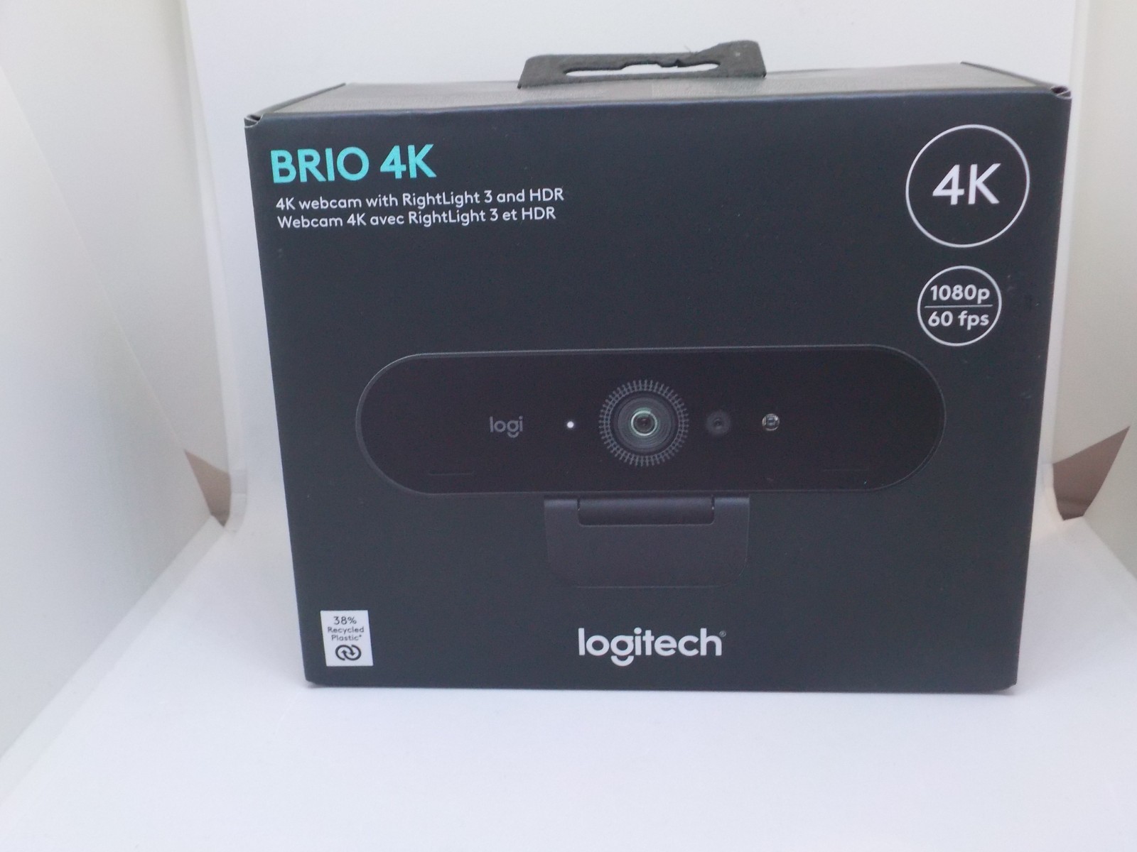 New Logitech Brio 4K Webcam-60fps-4096 X 2160 Video-Auto-Focus 5X Digital Zoom
